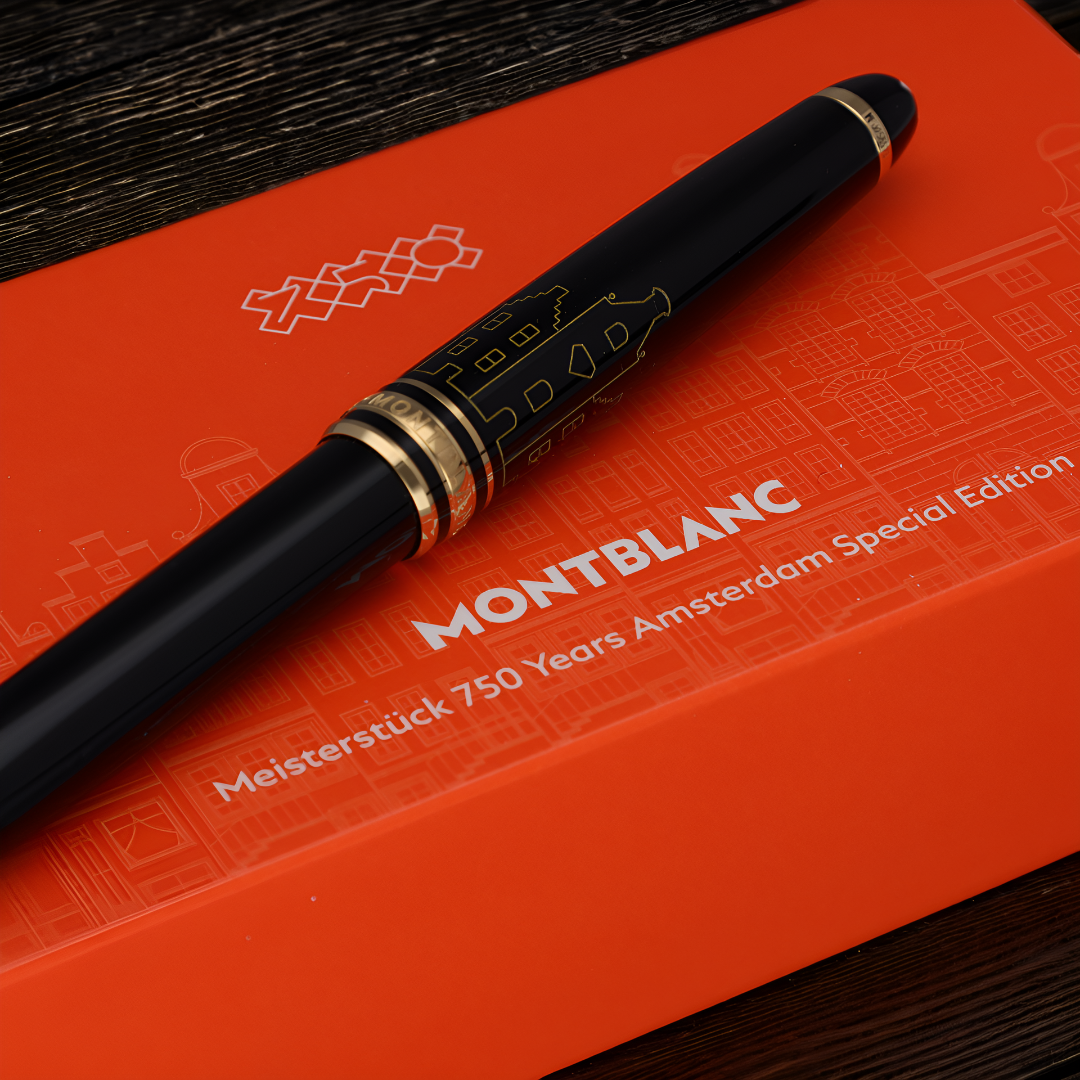 未使用に近い モンブラン 149 18K 中字 750 吸入式 ドイツ製 万年筆 未使用