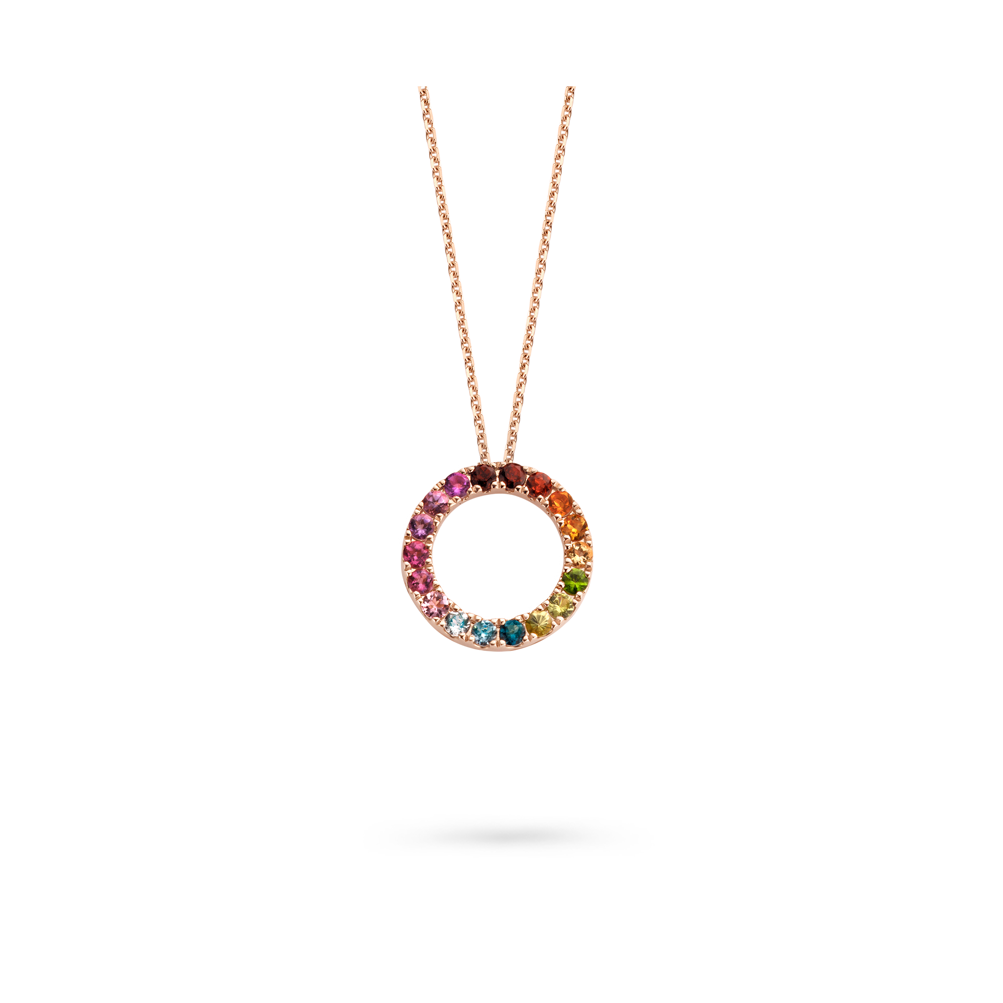 Gigi by GASSAN Collier Rainbow Forest Colorful