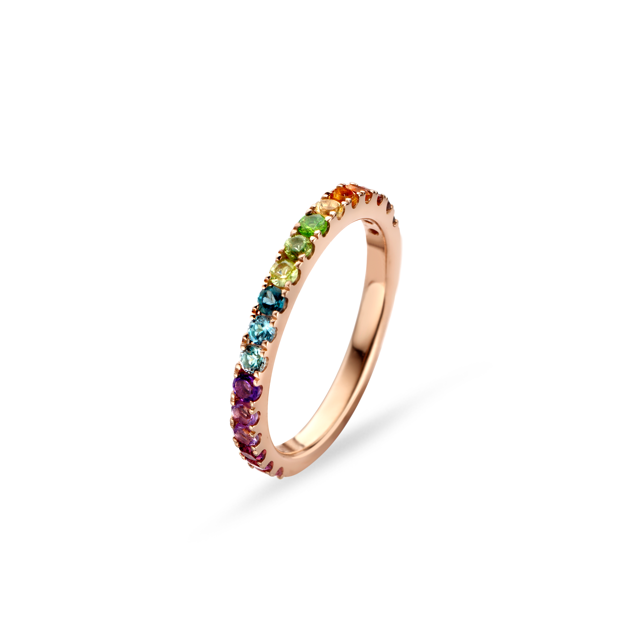 Gigi by GASSAN Ring Rainbow Forest Colorful