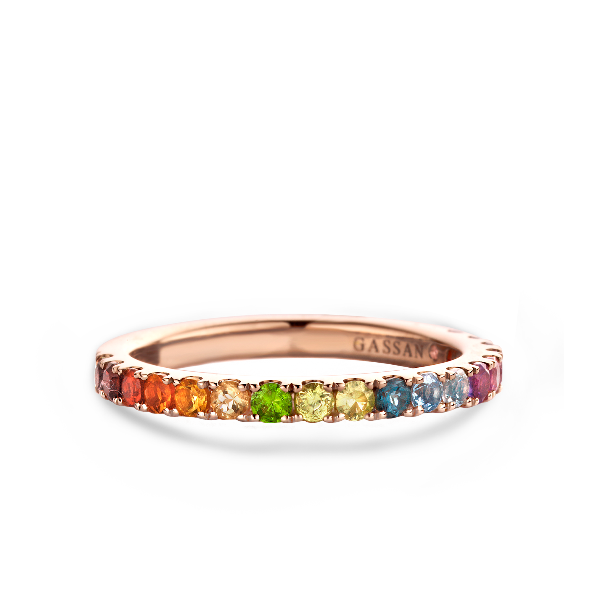 Gigi by GASSAN Ring Rainbow Forest Colorful