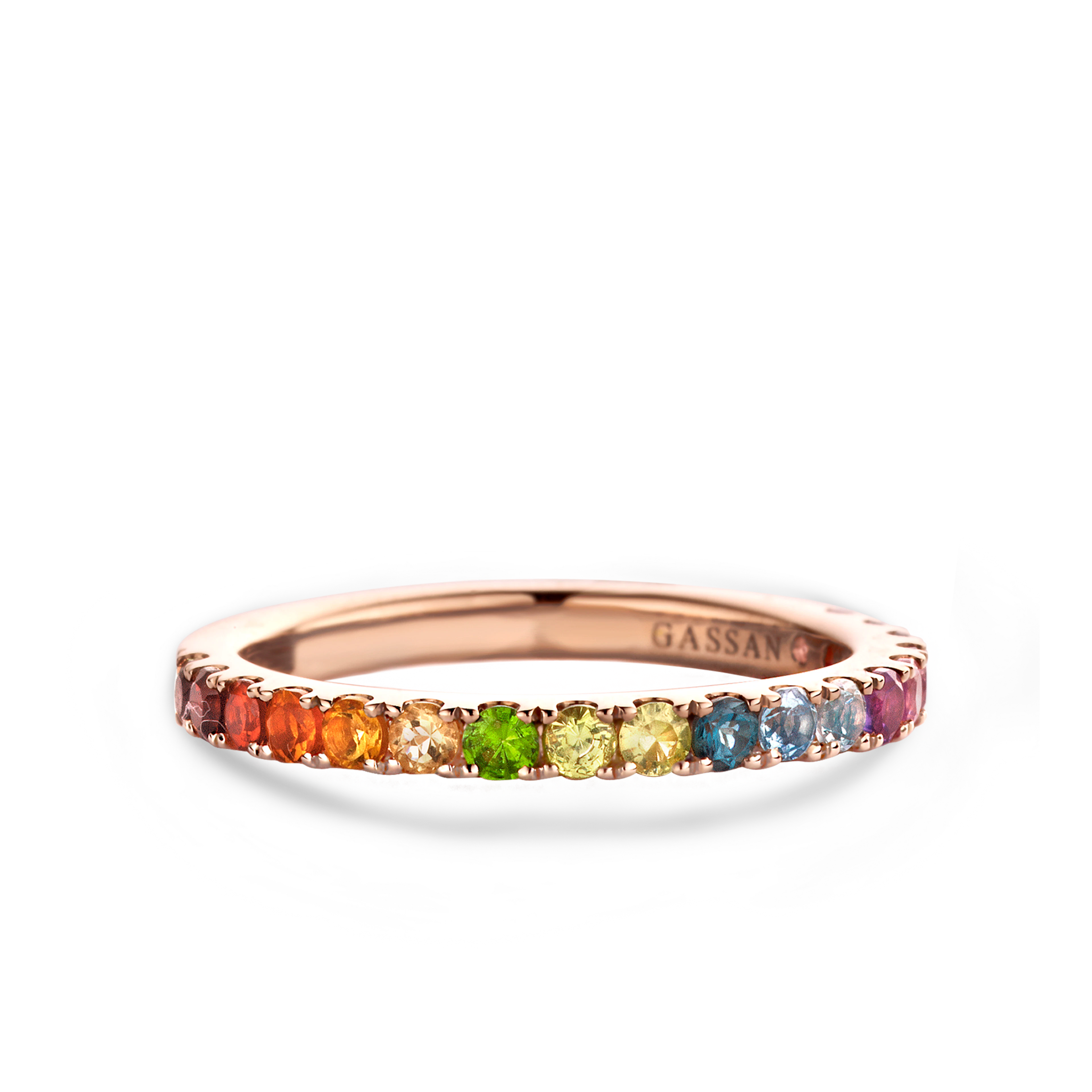 Gigi by GASSAN Ring Rainbow Forest Colorful