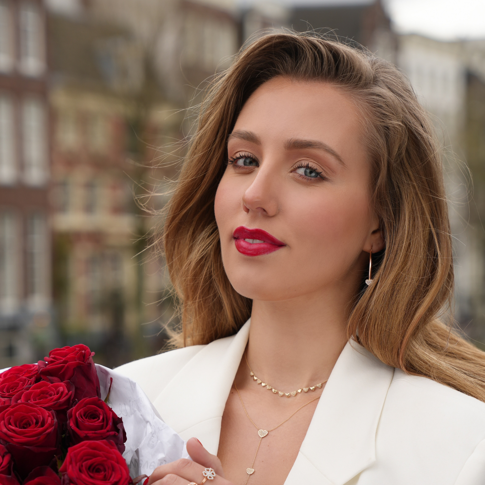 Gigi by GASSAN Oorbellen Lucky Love Heart Creools