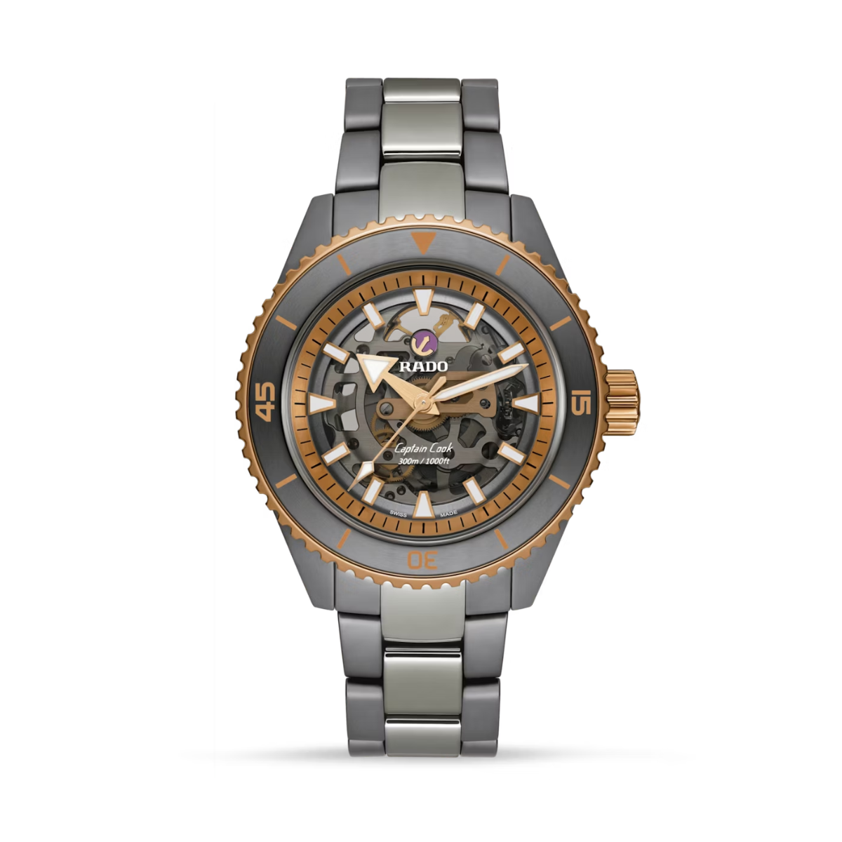 Rado Captain Cook High Tech Ceramic Skeleton