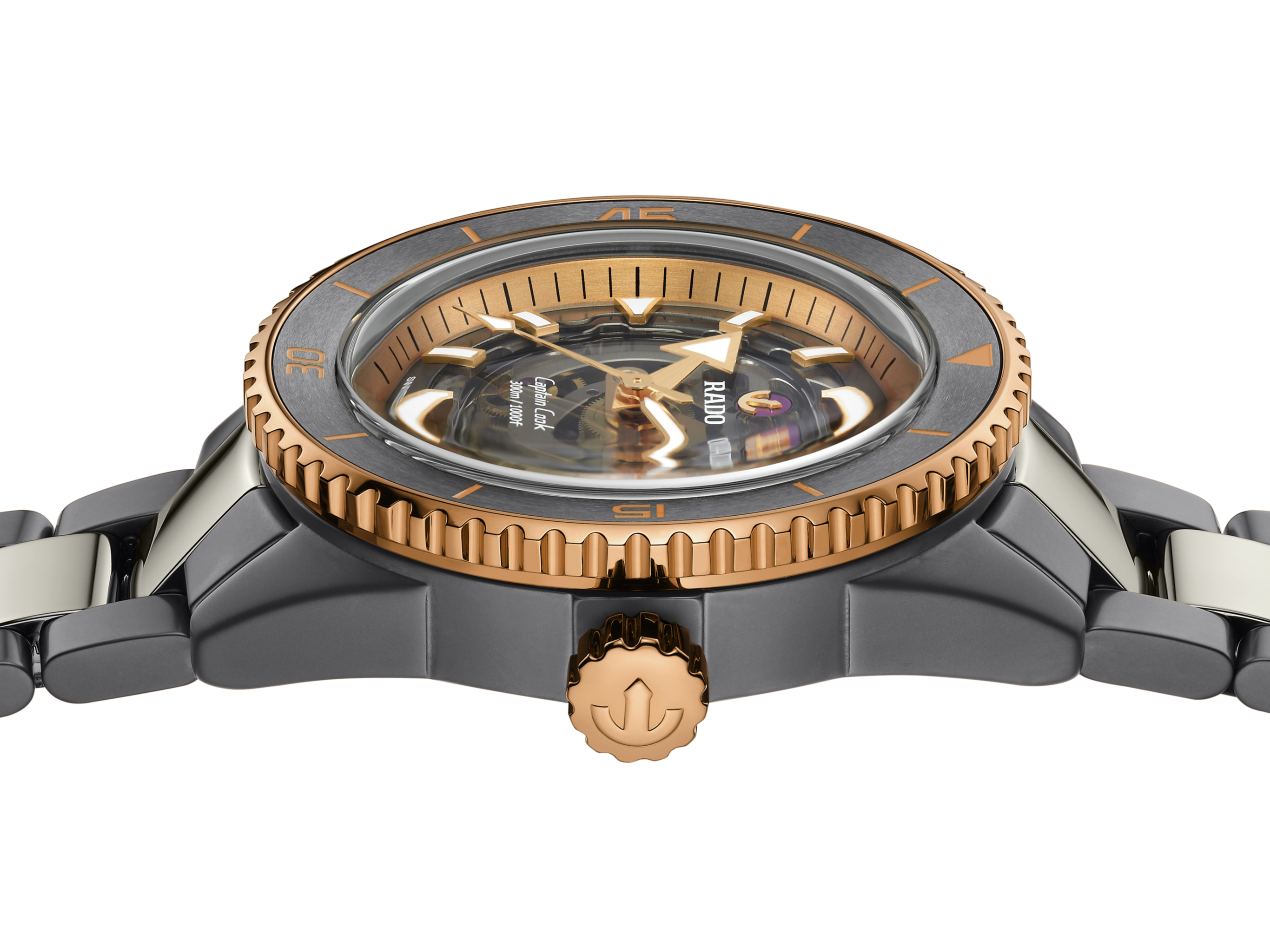 Rado Captain Cook High Tech Ceramic Skeleton