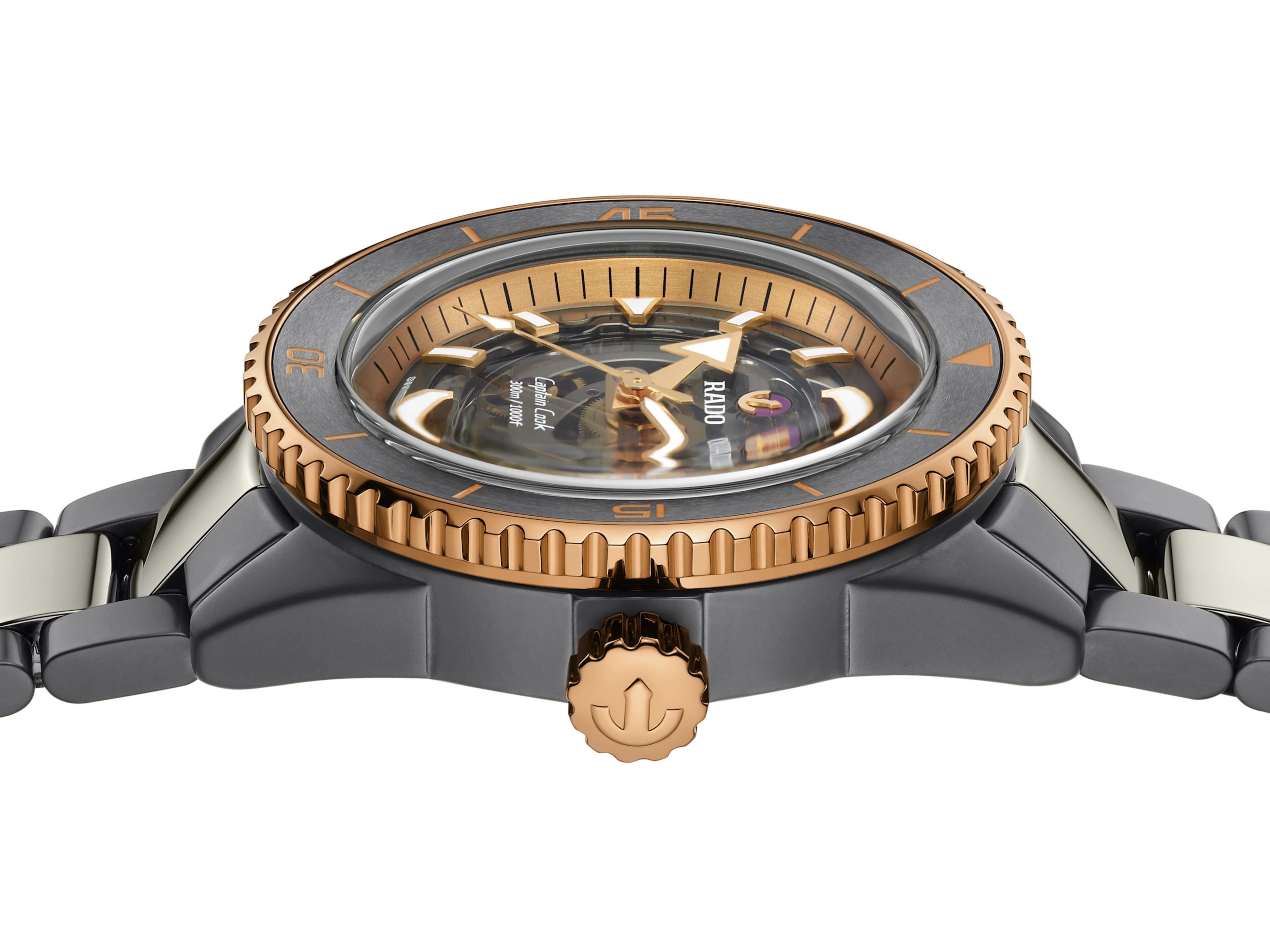 Rado Captain Cook High Tech Ceramic Skeleton