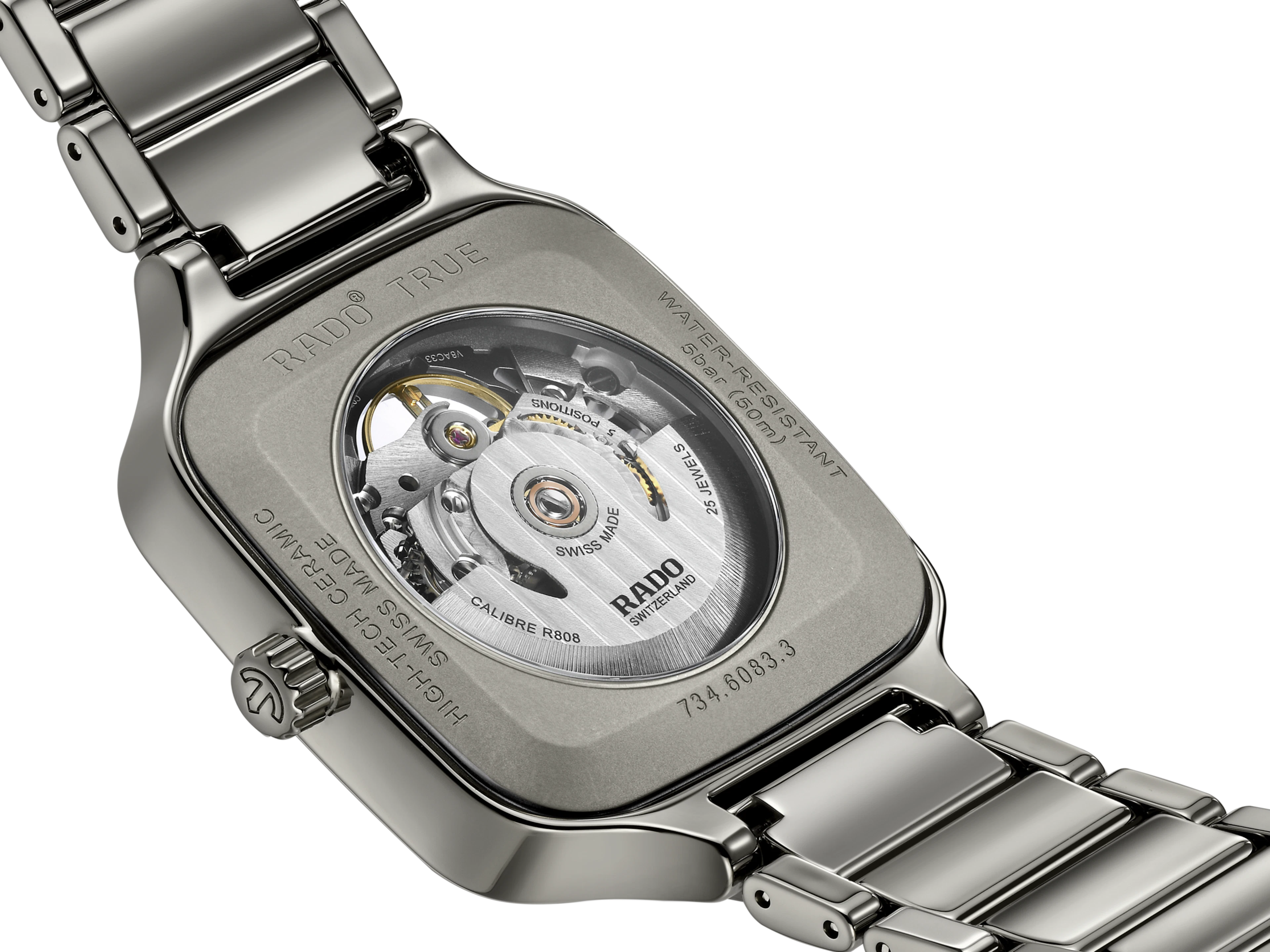 Rado True Square Automatic Skeleton