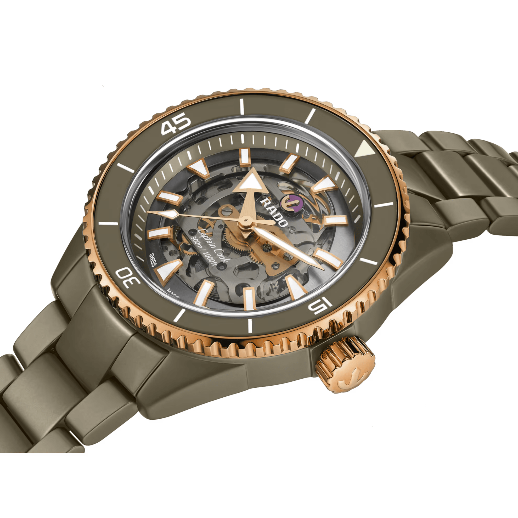 Rado Captain Cook Ceramic Skeleton