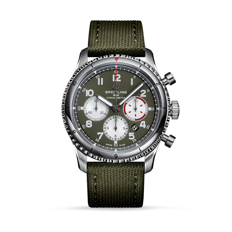 Breitling Aviator 8 B01 Chronograph Curtiss Warhawk watch GASSAN