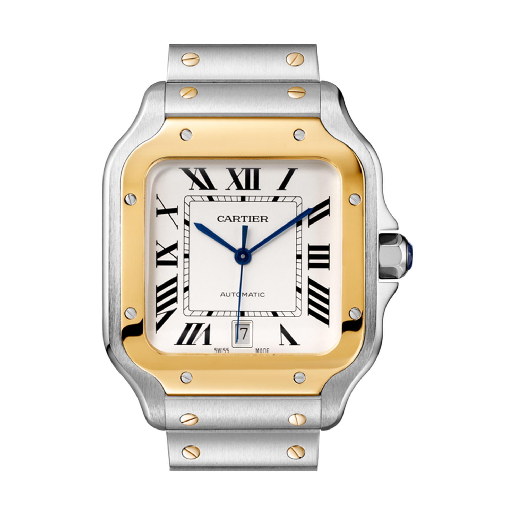 cartier mens watch gold