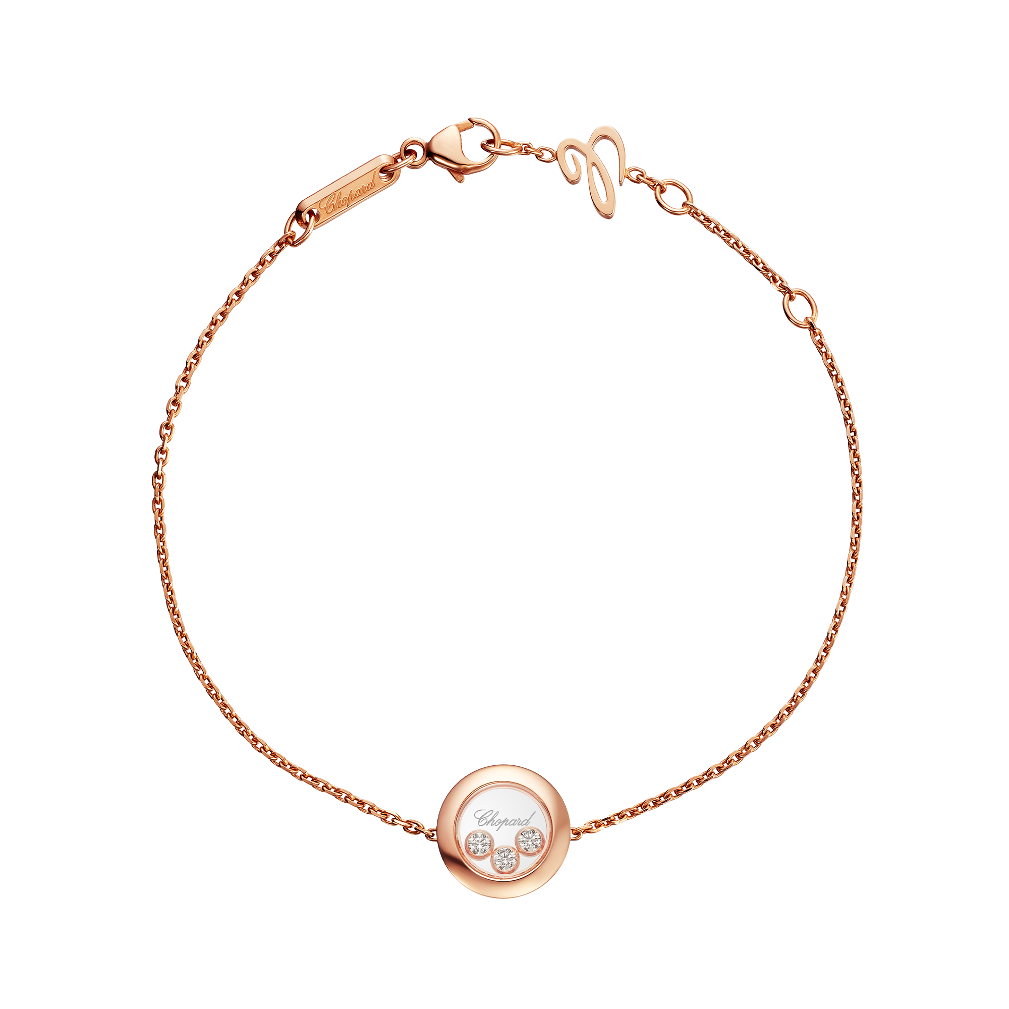 Chopard Bangle Bracelet Happy Hearts in Reconstituted Turquoise Rose Gold -  Les Champs D'Or – Les Champs d'Or