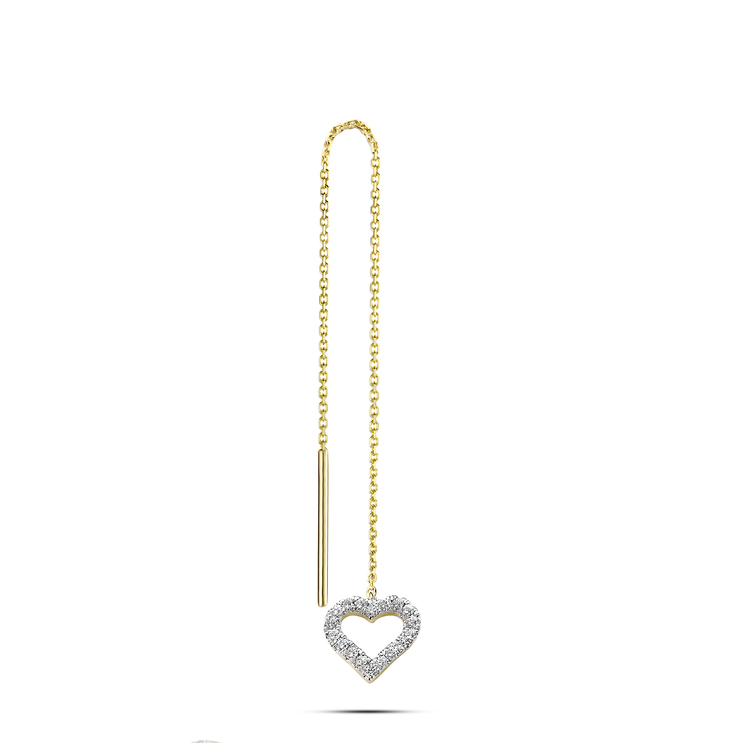 Gigi by GASSAN Earring Lucky Love Dangling Heart