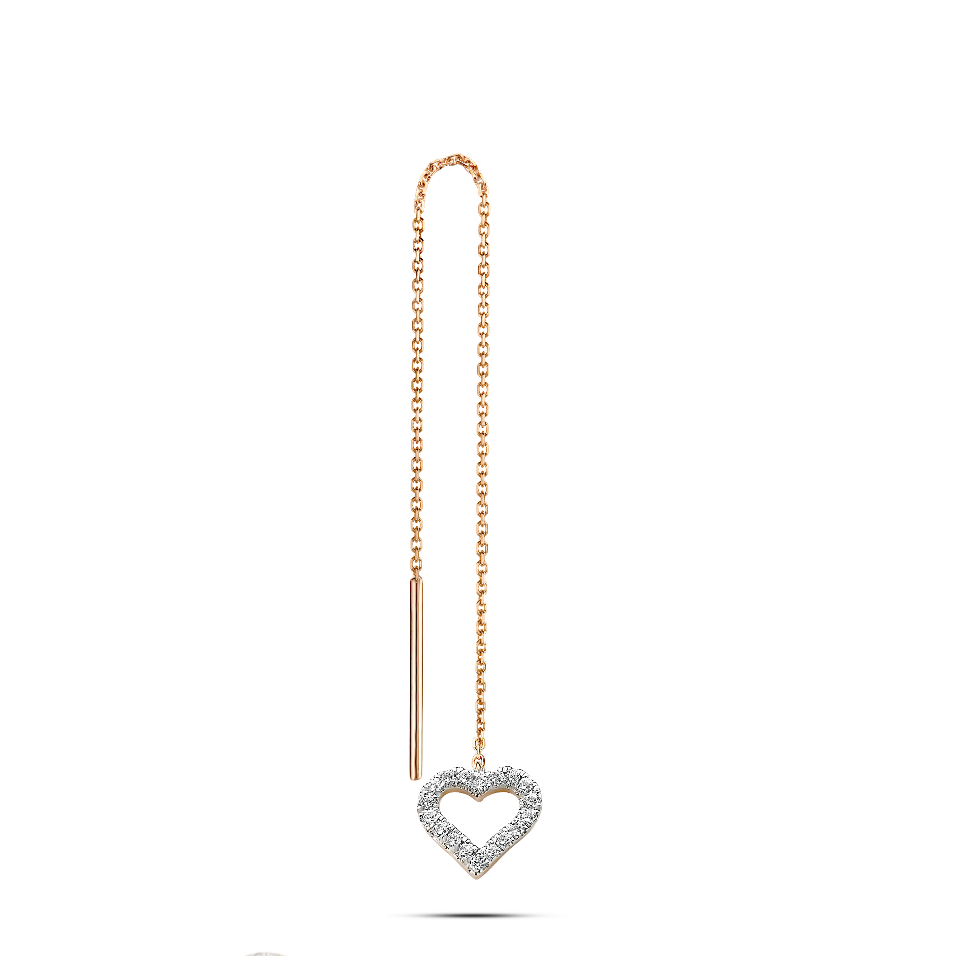 Gigi by GASSAN Oorbel Lucky Love Dangling Heart