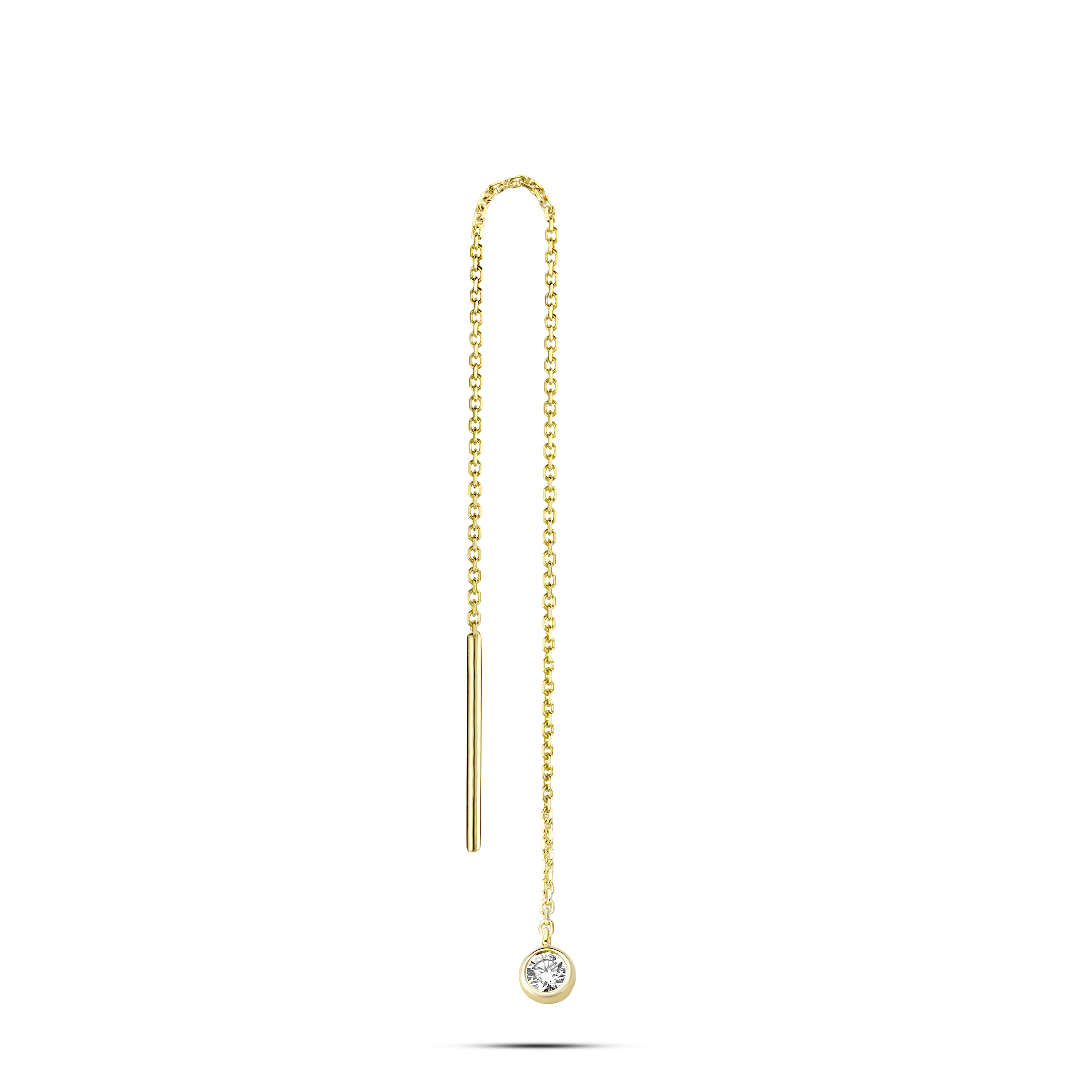 Gigi by GASSAN Oorbel Diamond Fantasy Dangling Solitair