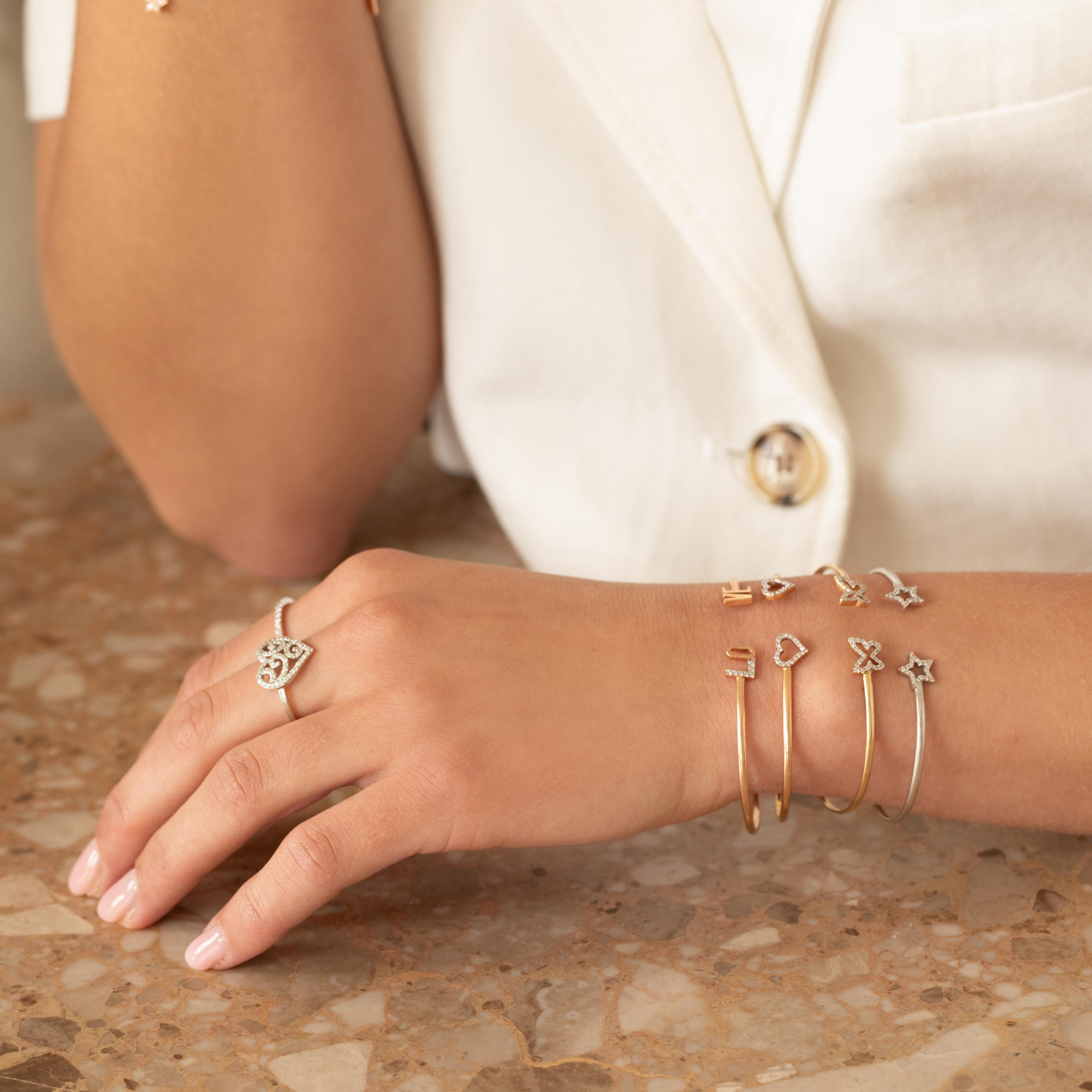 Gigi by GASSAN Bangle Rainbow Forest Butterfly