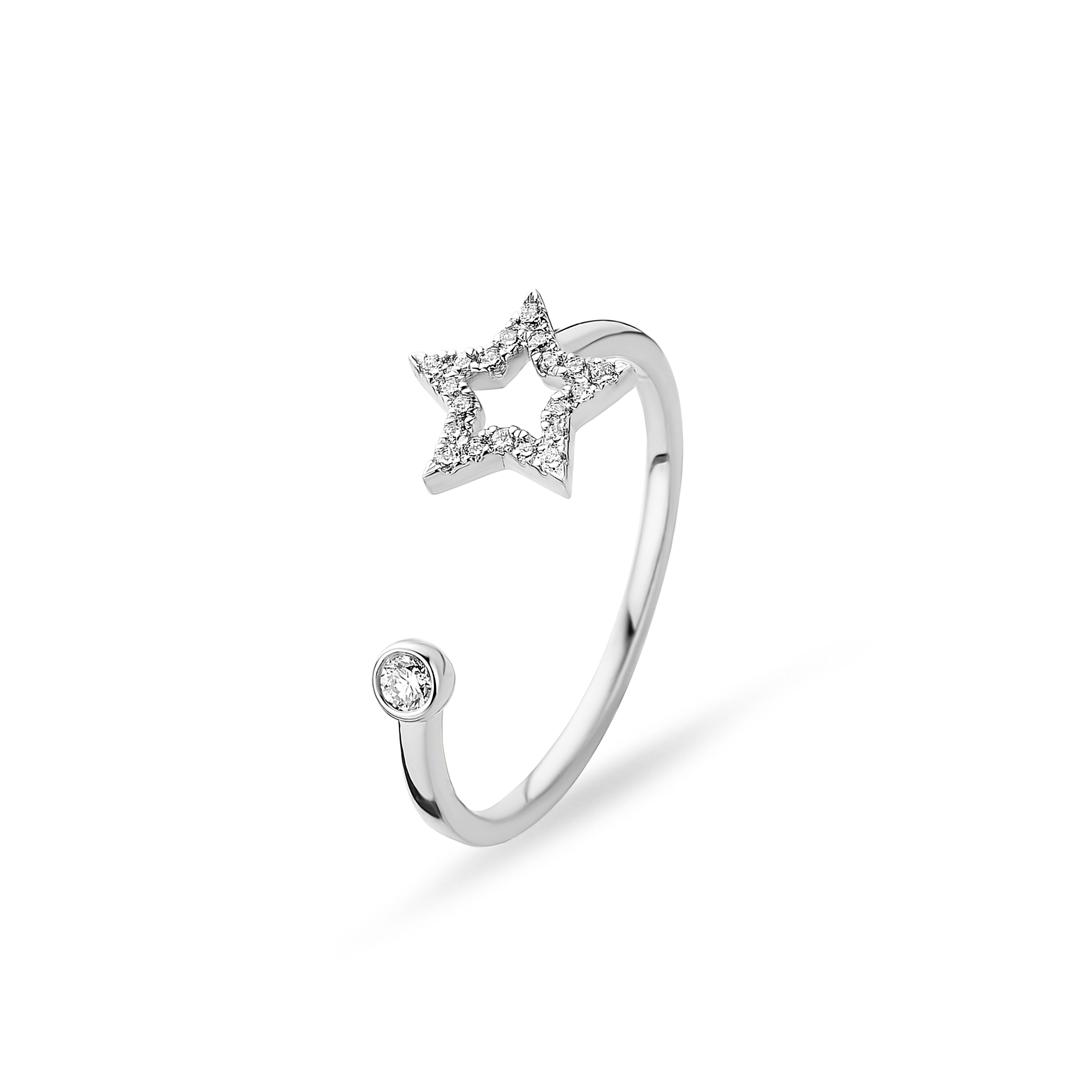 Gigi by GASSAN Ring Midnight Sky Open Star