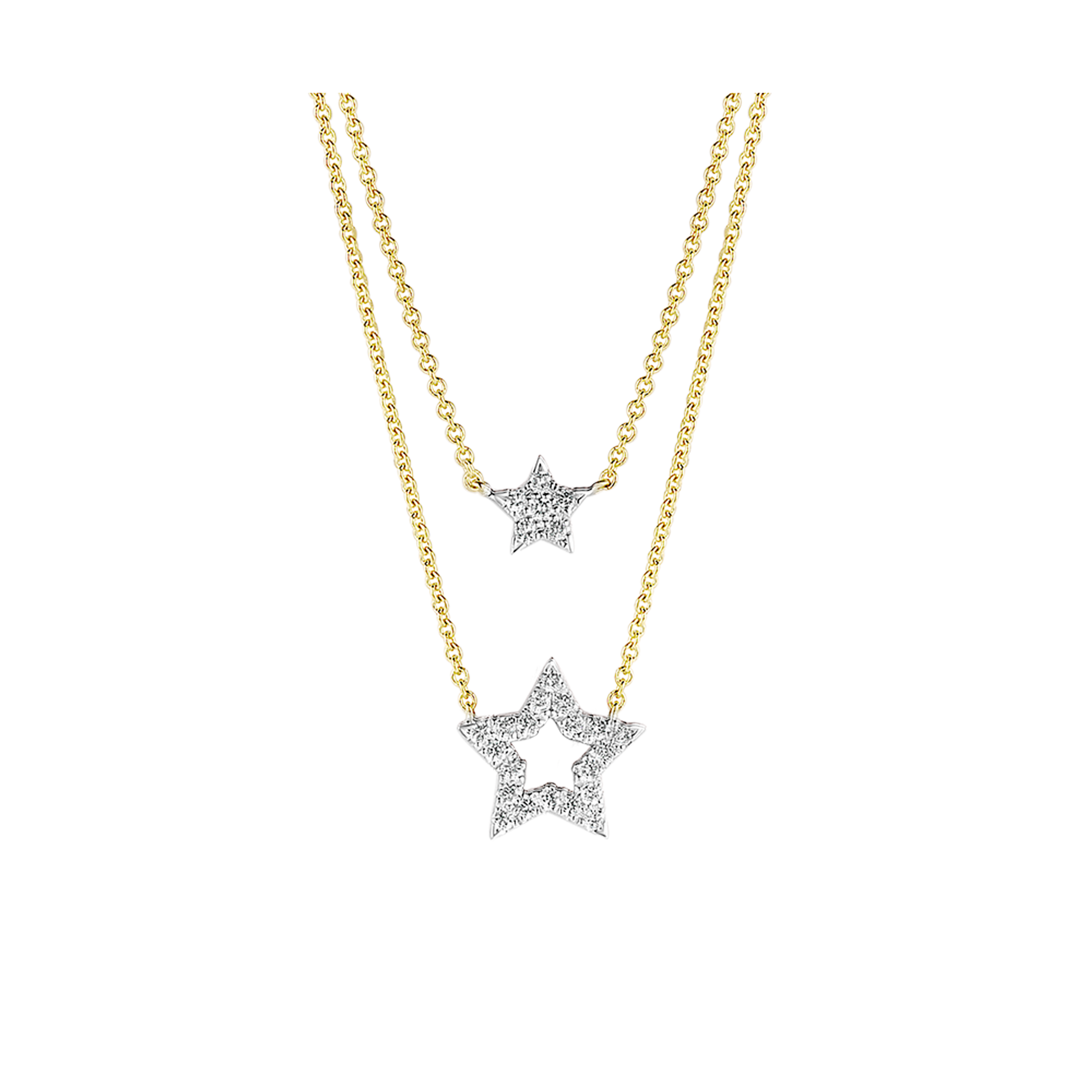 Gigi by GASSAN Necklace Midnight Sky Double Star