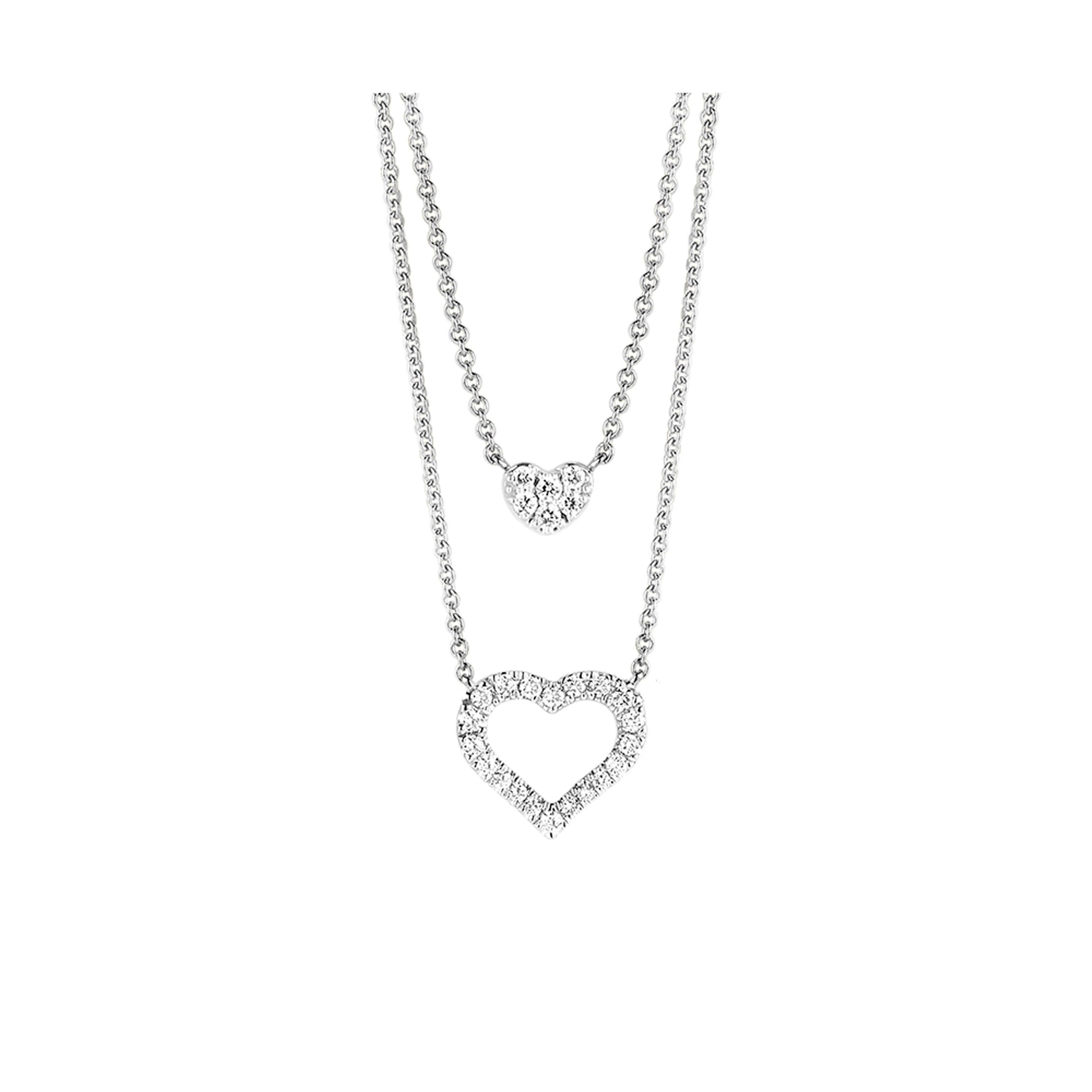 Gigi by GASSAN Necklace Lucky Love Double Heart