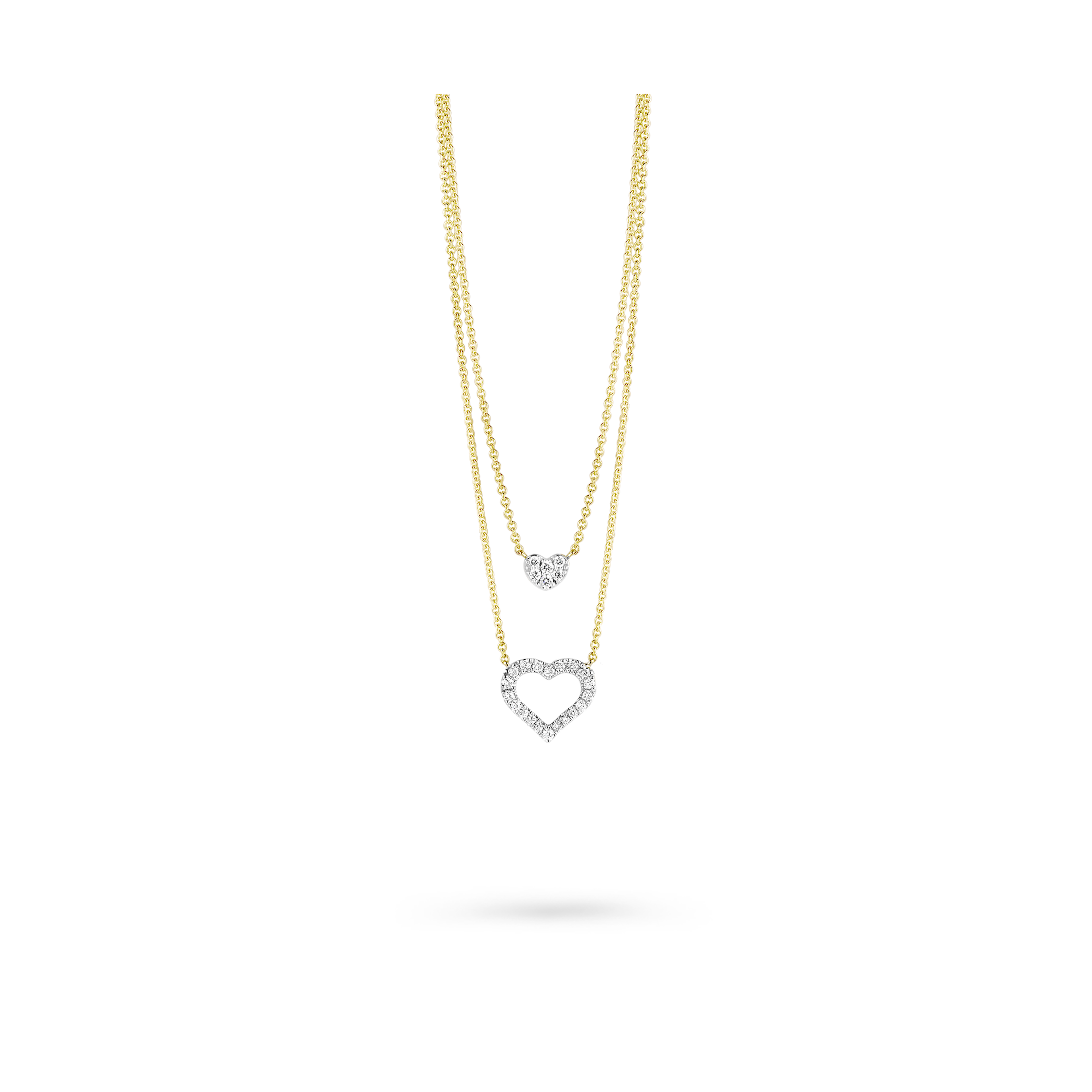 Gigi by GASSAN Collier Lucky Love Double Heart