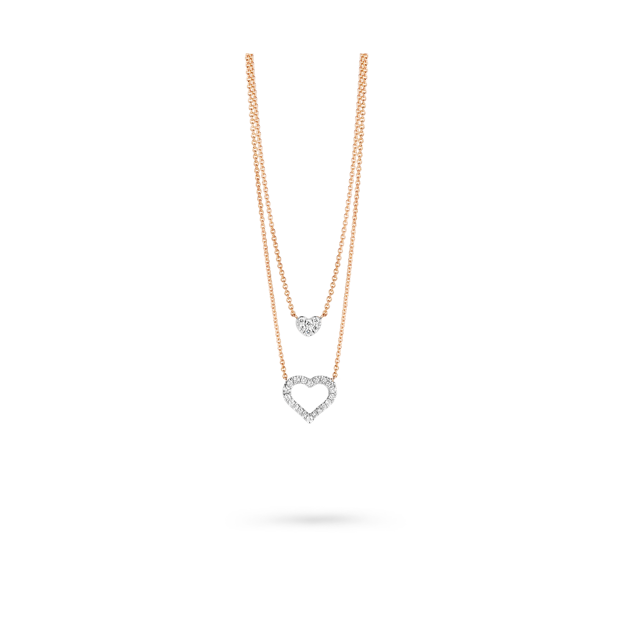 Gigi by GASSAN Collier Lucky Love Double Heart