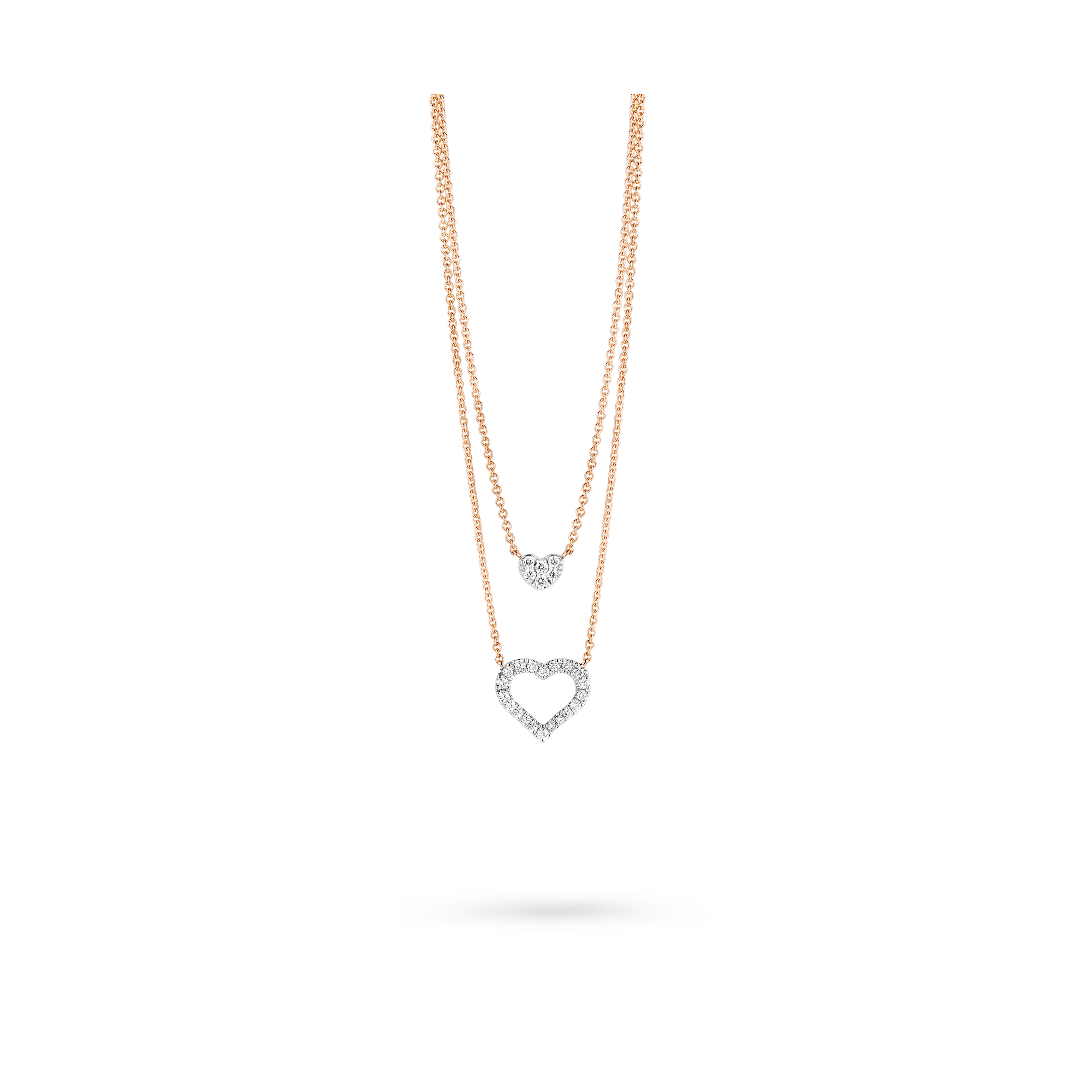 Gigi by GASSAN Collier Lucky Love Double Heart