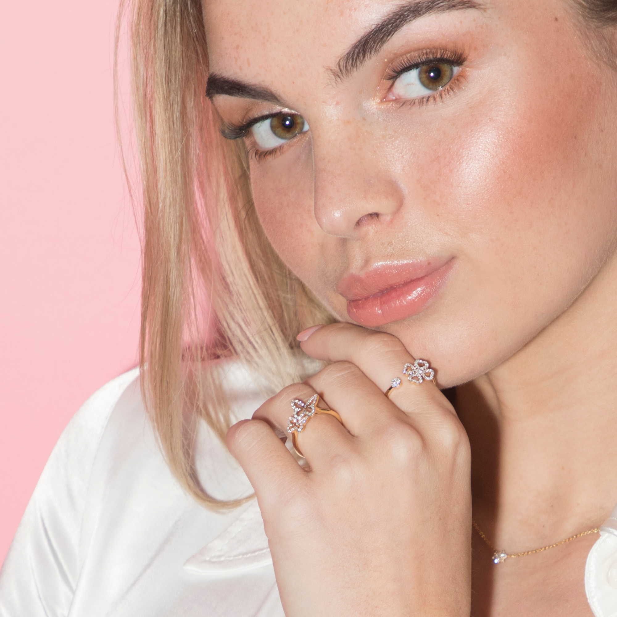 Gigi by GASSAN Ring Lucky Love Clover