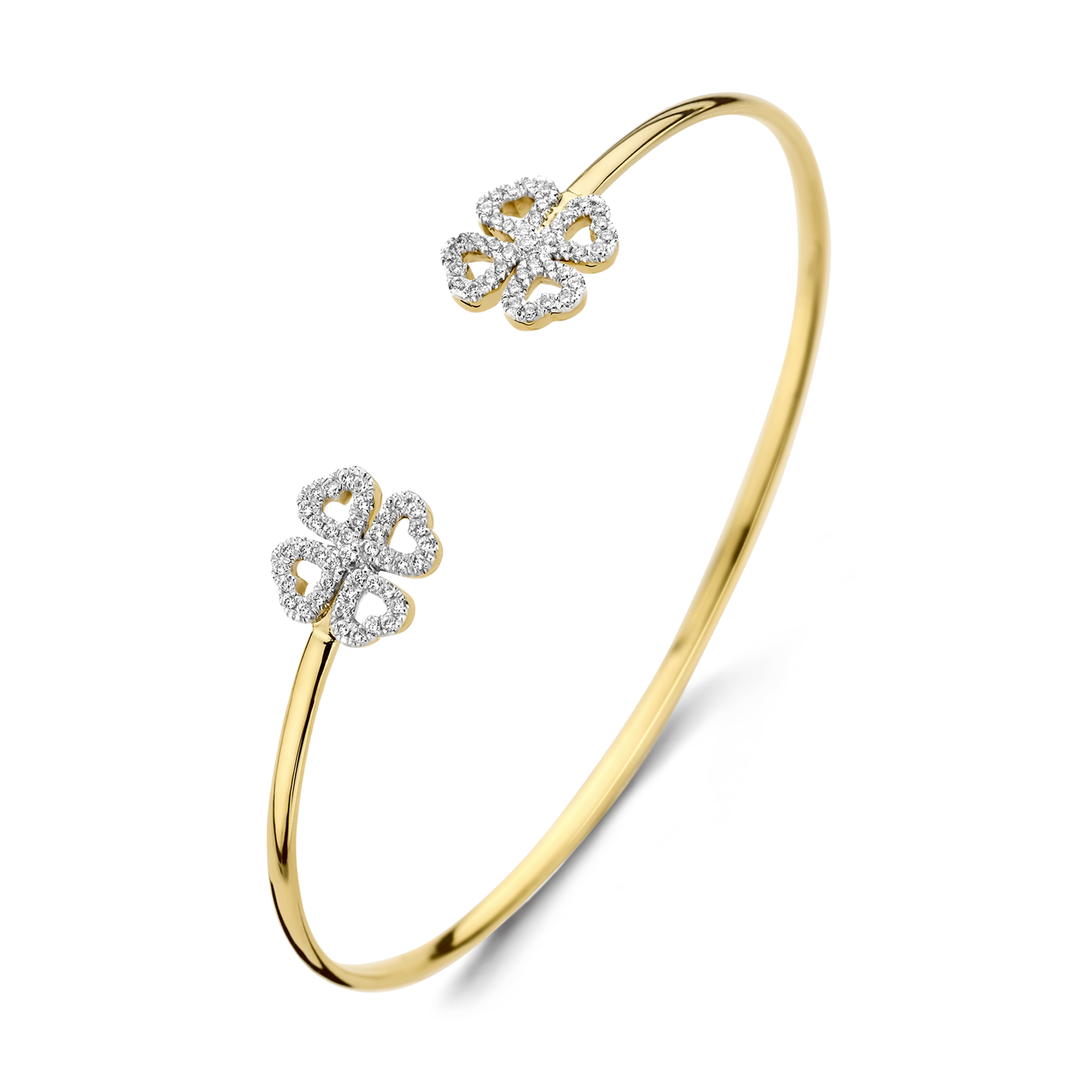 Gigi by GASSAN Bangle Lucky Love Clover