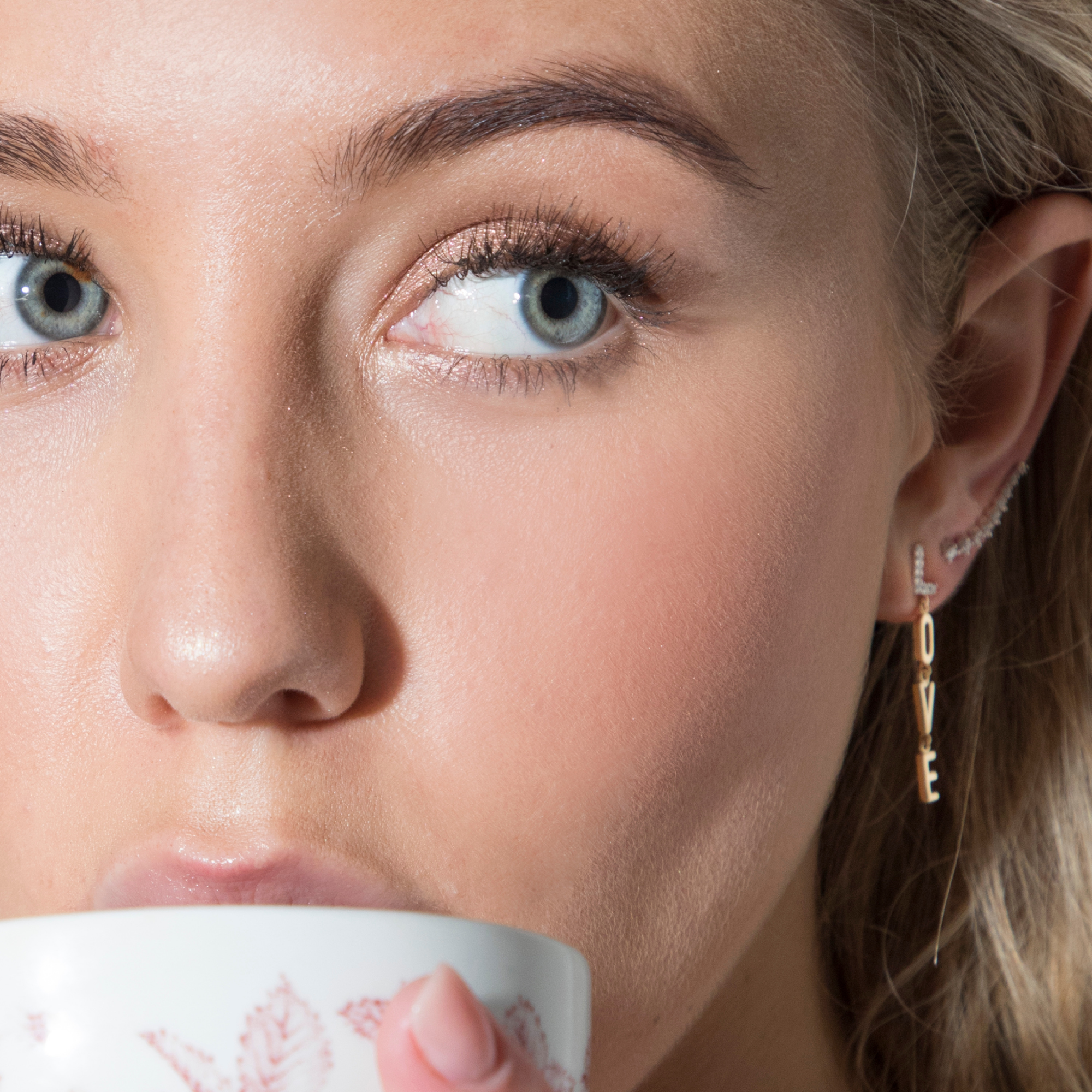 Gigi by GASSAN Oorbel Diamond Fantasy Curve