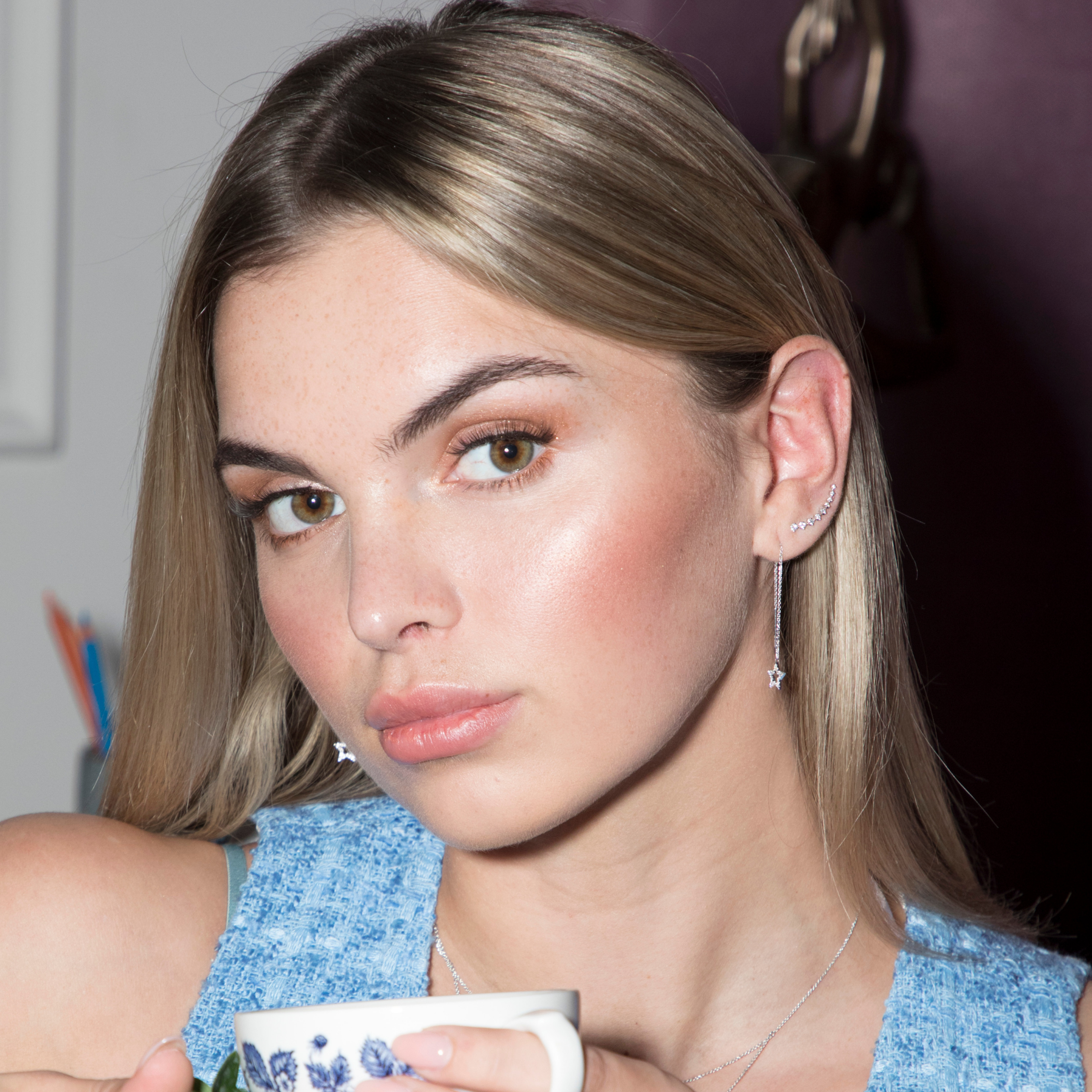 Gigi by GASSAN Earring Diamond Fantasy Curve