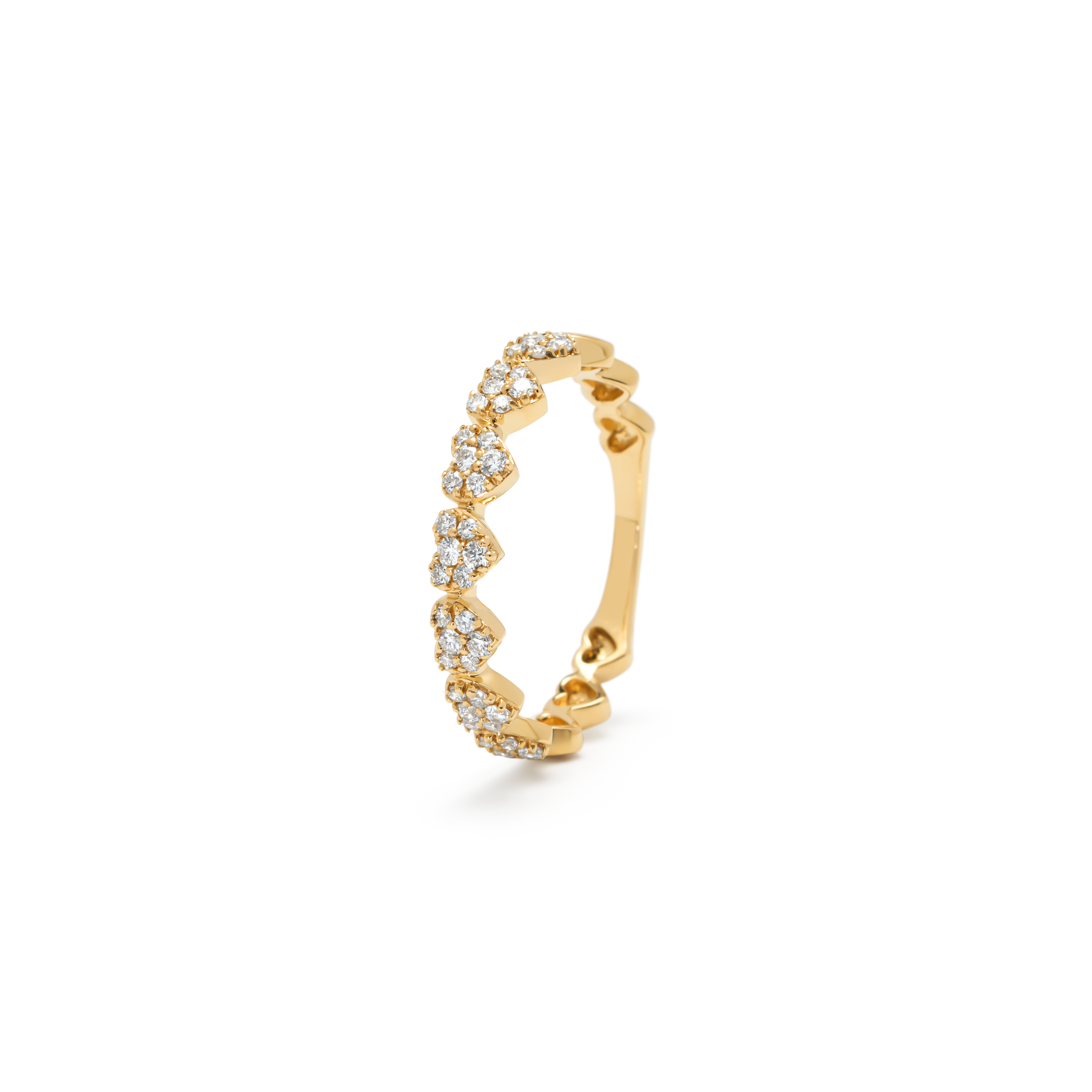 Gigi by GASSAN Ring Lucky Love Diamond Hearts - GASSAN