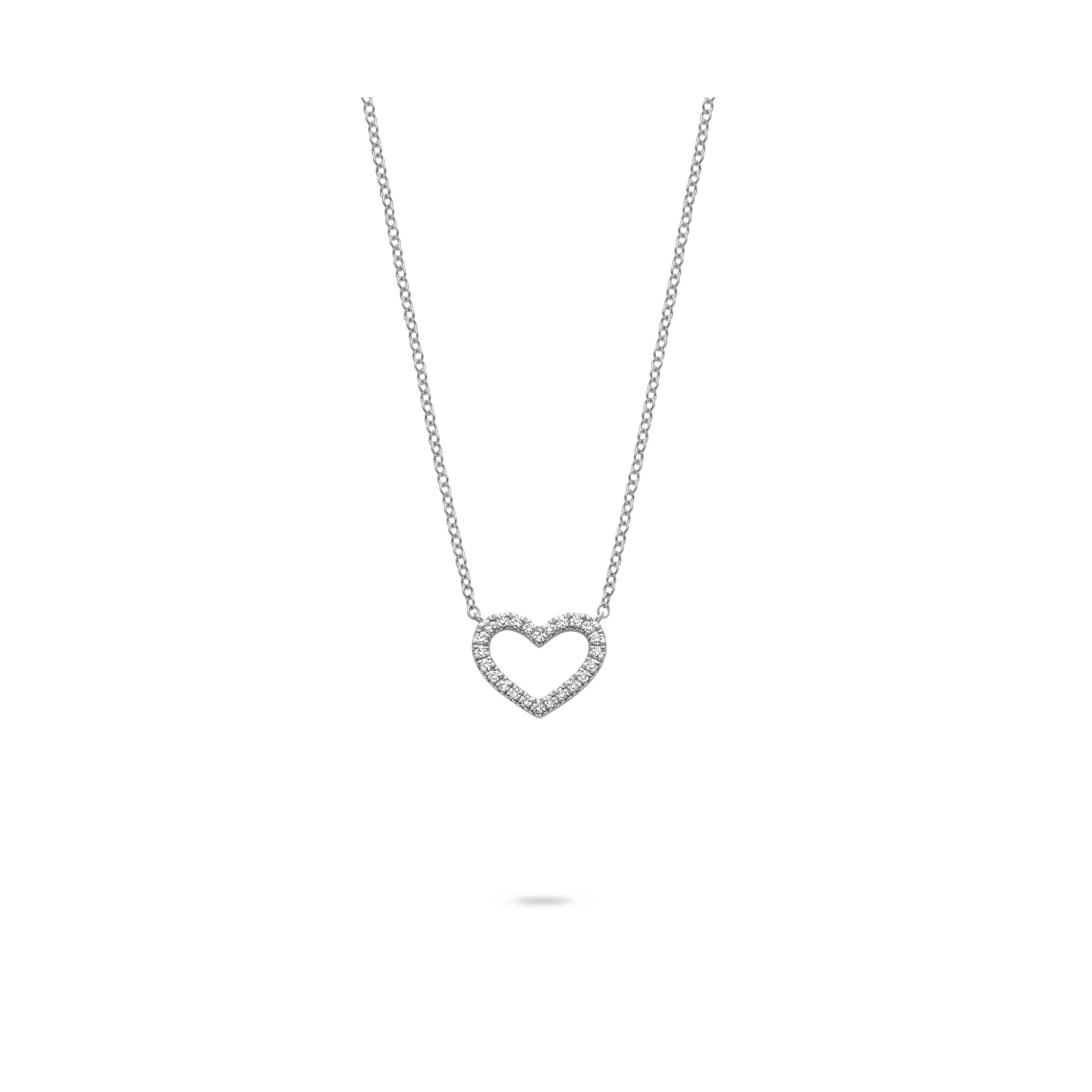 Gigi by GASSAN Necklace Lucky Love Diamond Heart - GASSAN
