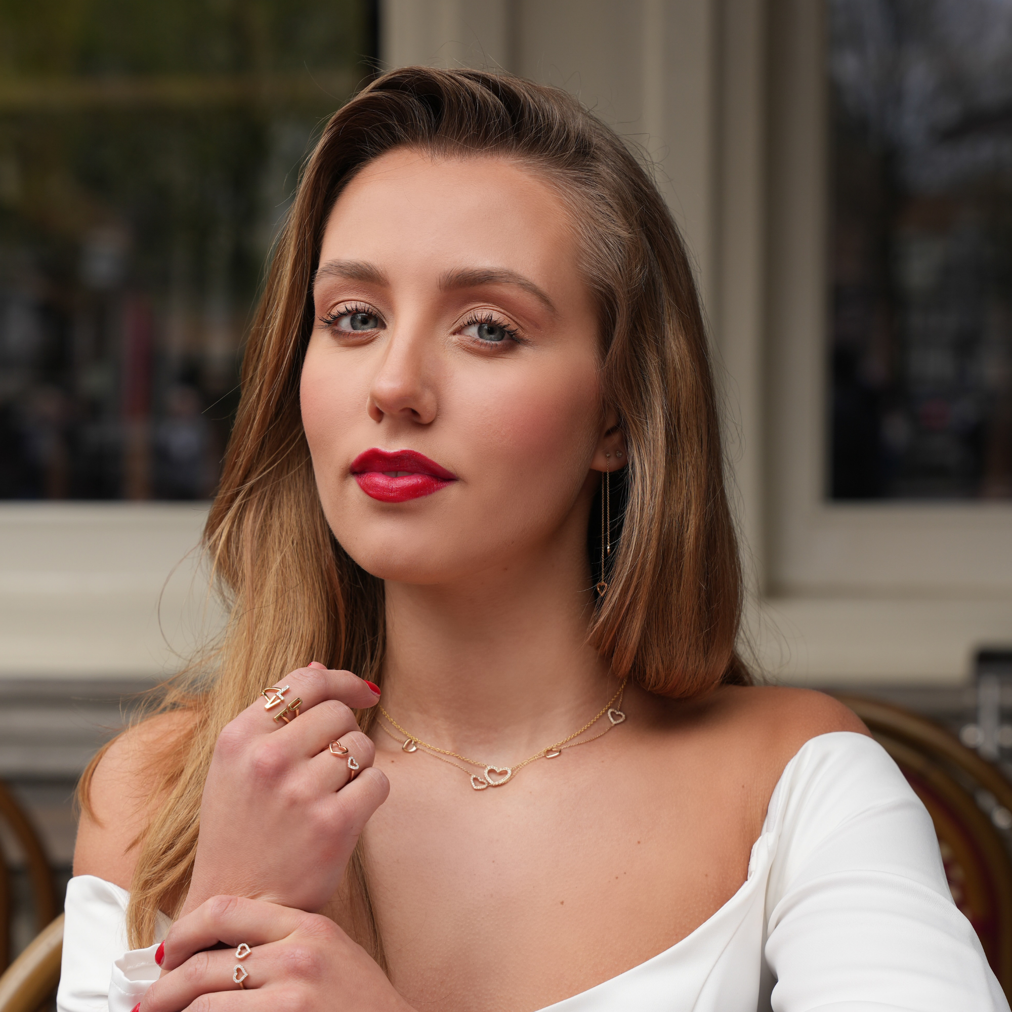 Gigi by GASSAN Necklace Lucky Love Diamond Heart