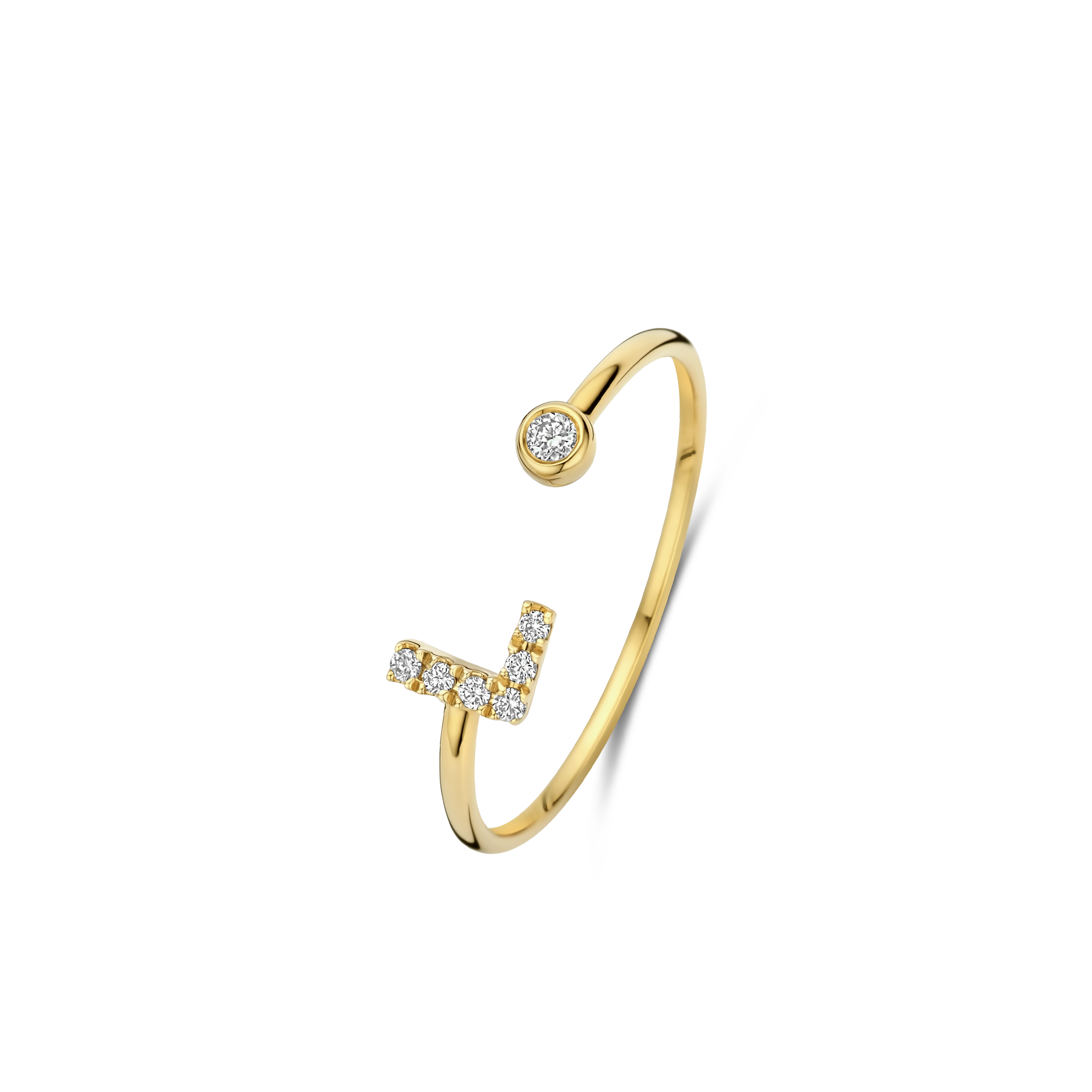 Gigi by GASSAN Ring Lucky Love Initial L