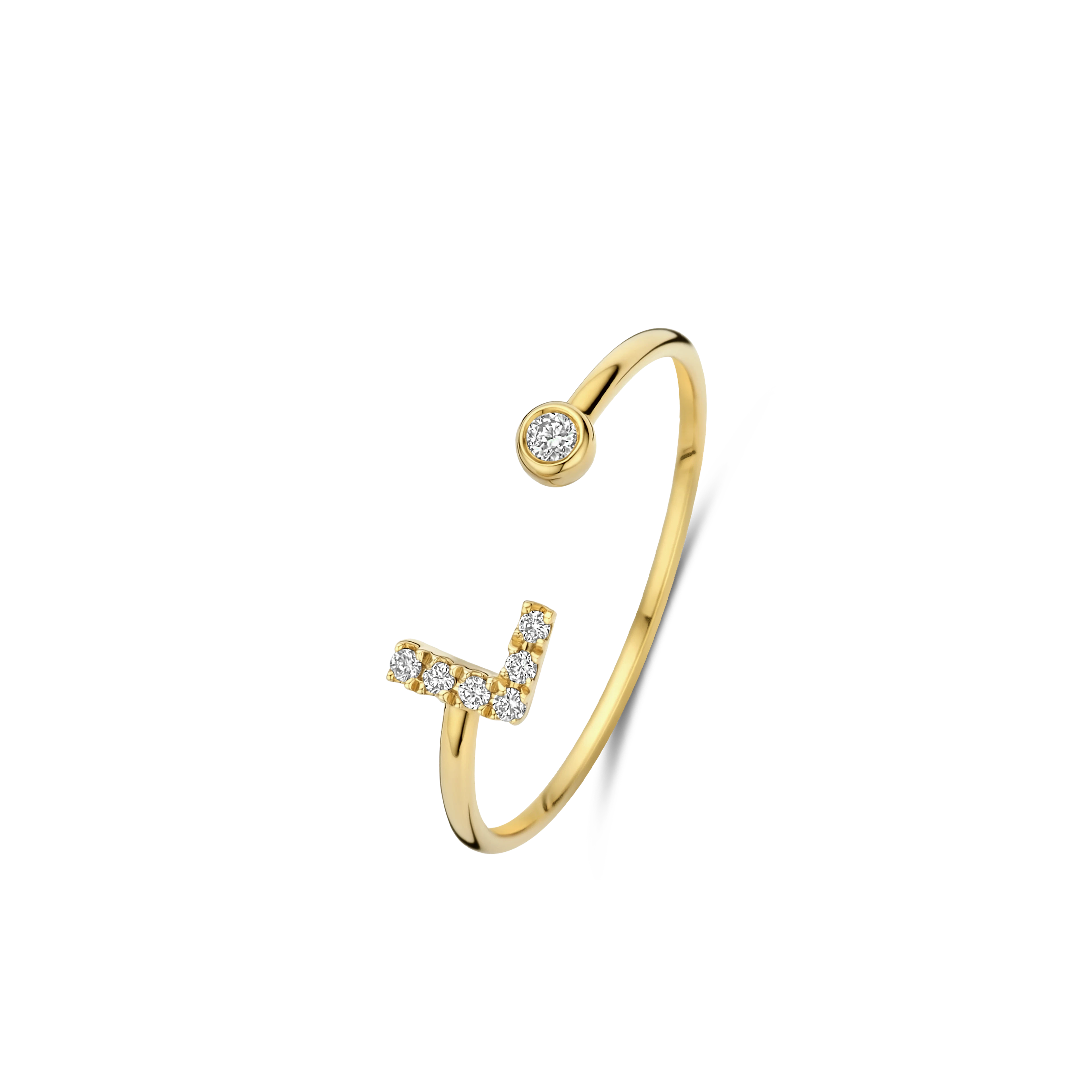 Gigi by GASSAN Ring Lucky Love Initial L