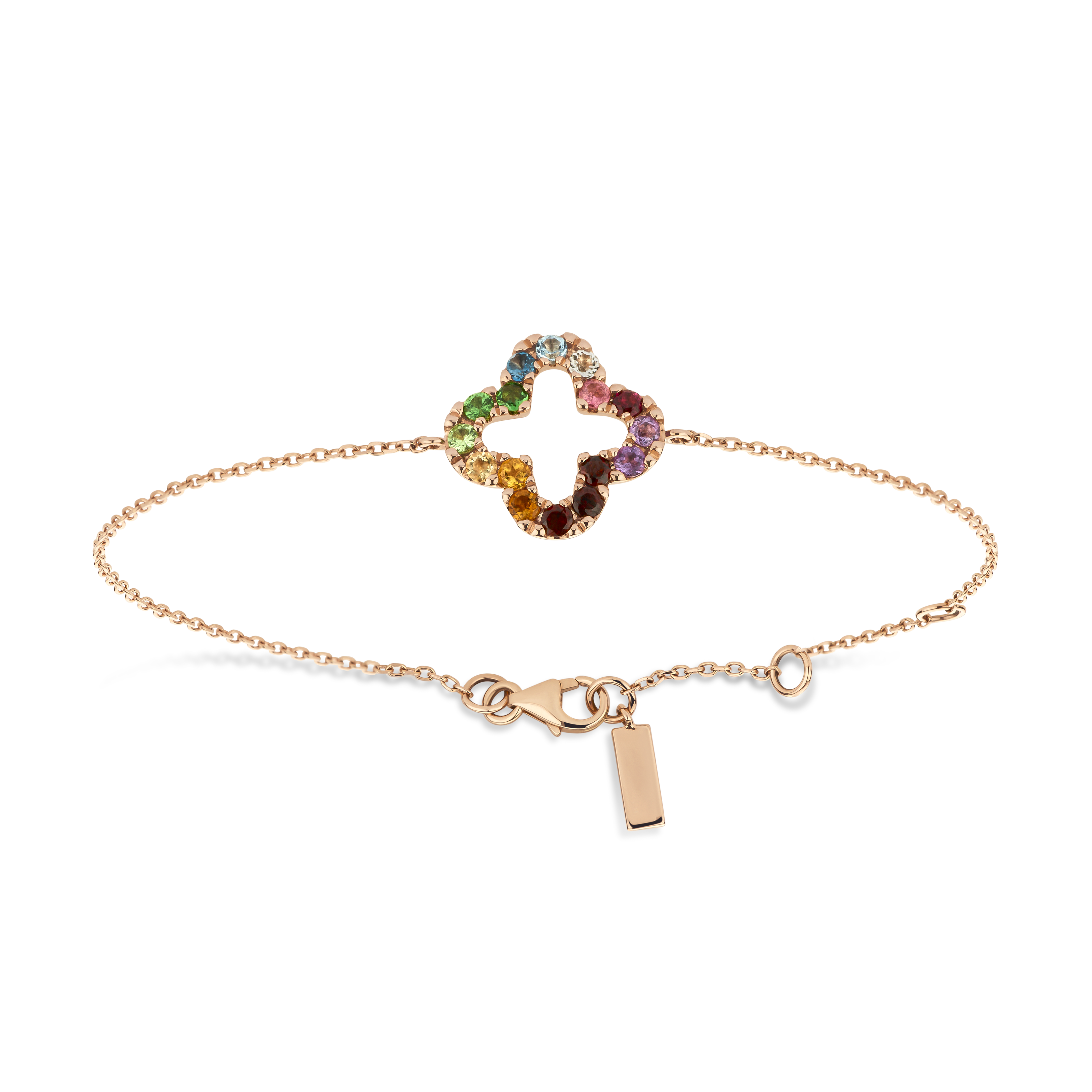 Gigi by GASSAN Armband Rainbow Forest Clover