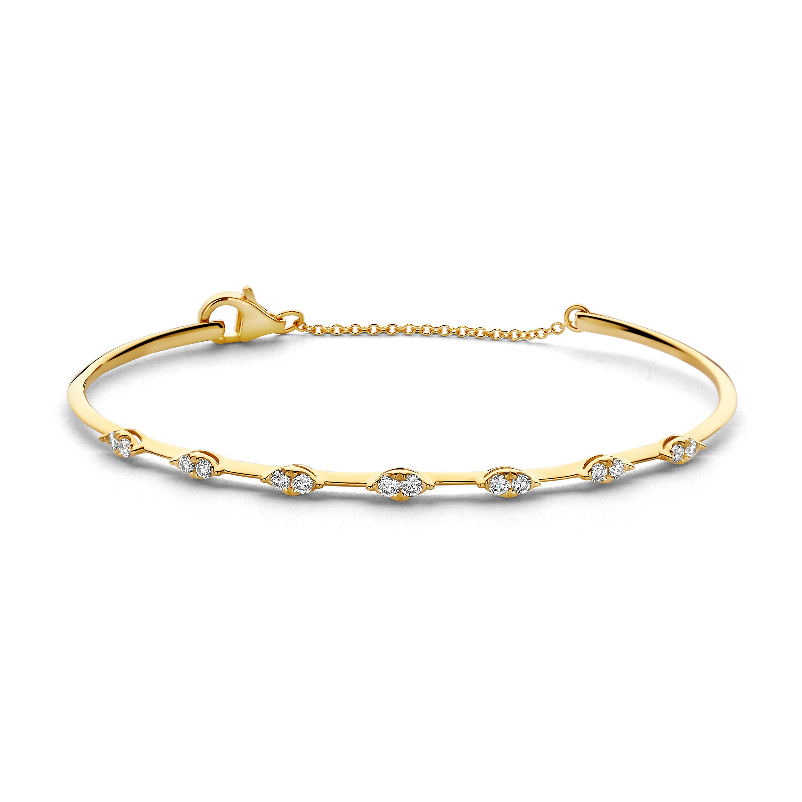 Gigi by GASSAN Bangle Diamond Fantasy Marquise