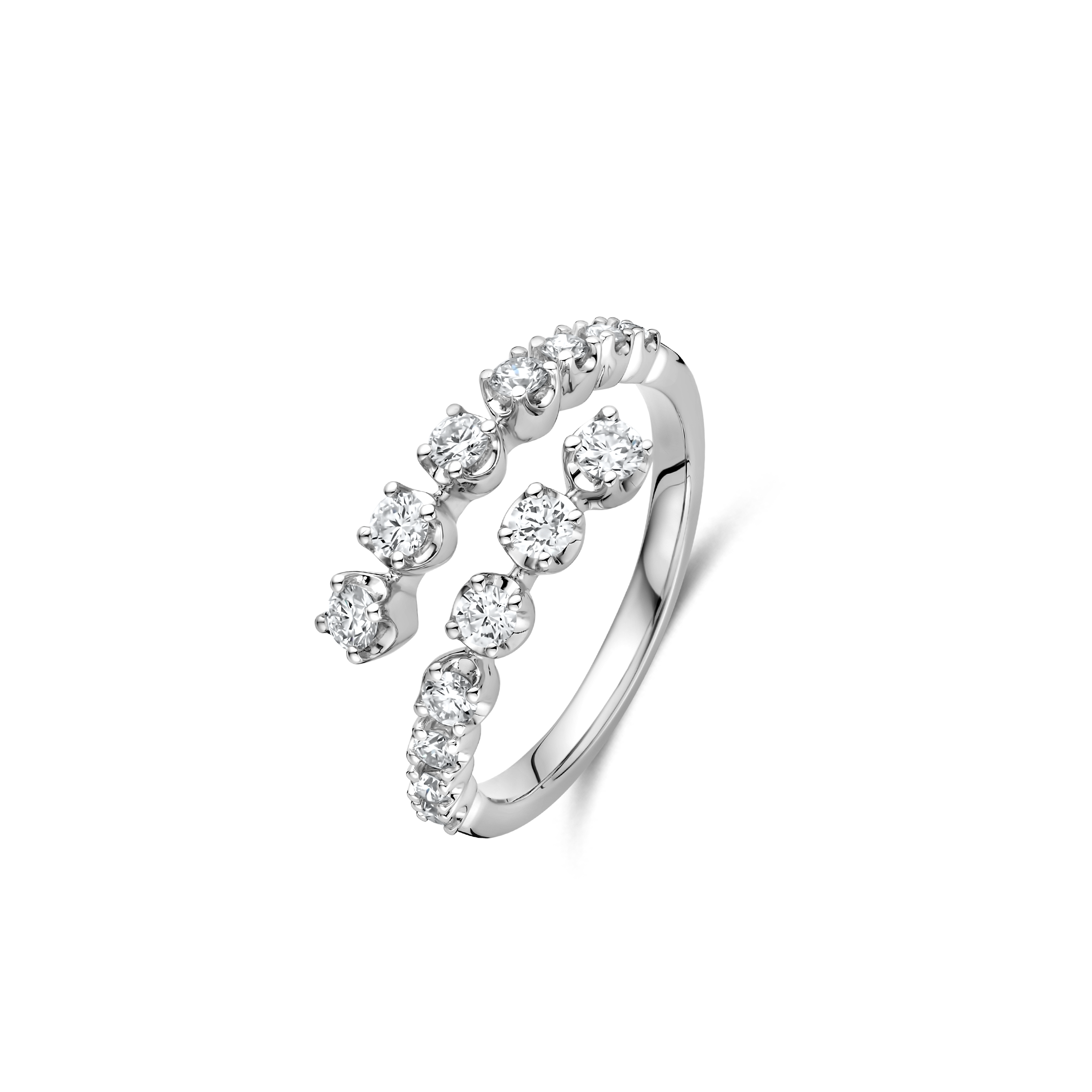 Gigi by GASSAN Ring Diamond Fantasy Multiple Solitairs