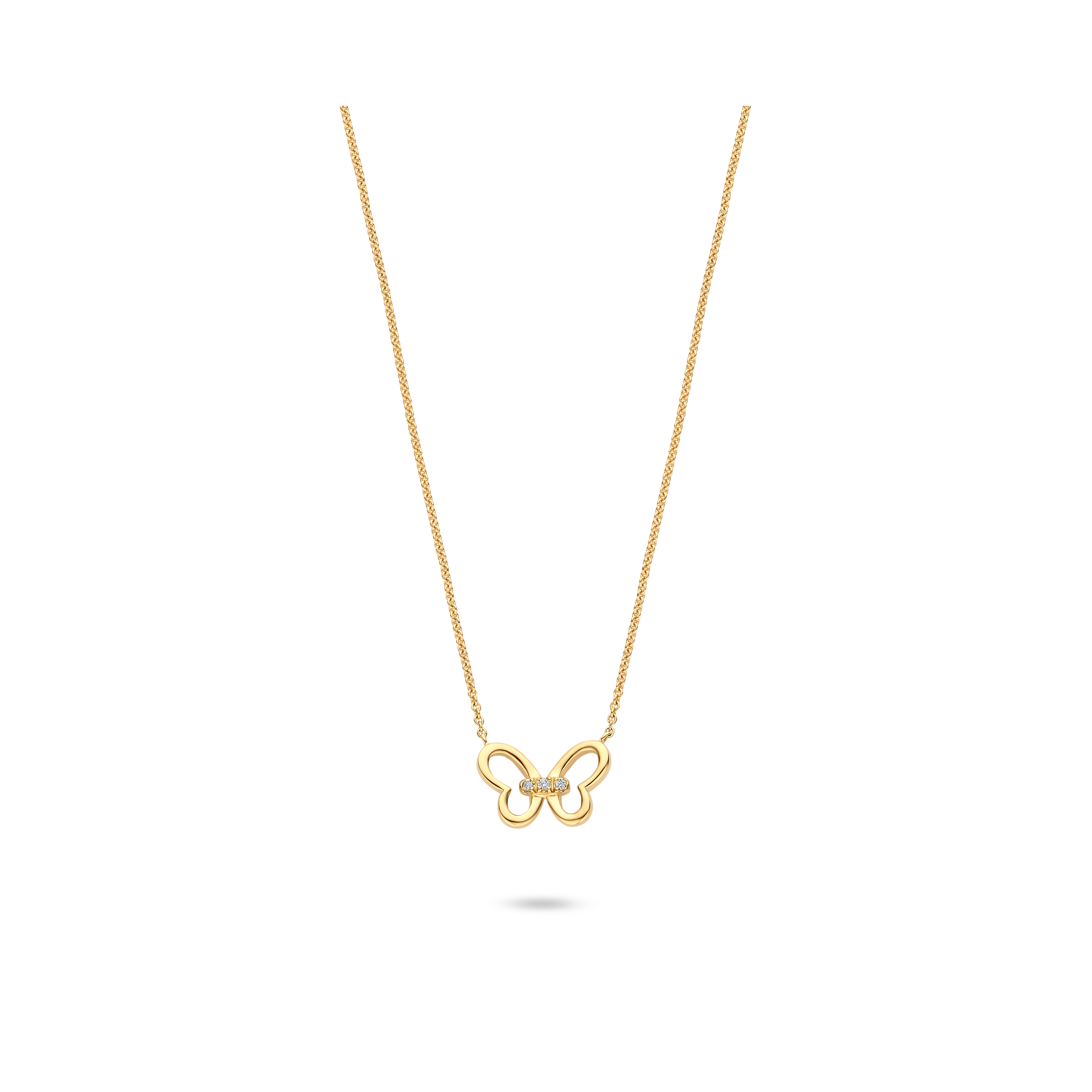 Gigi by GASSAN Necklace Rainbow Forest Butterfly