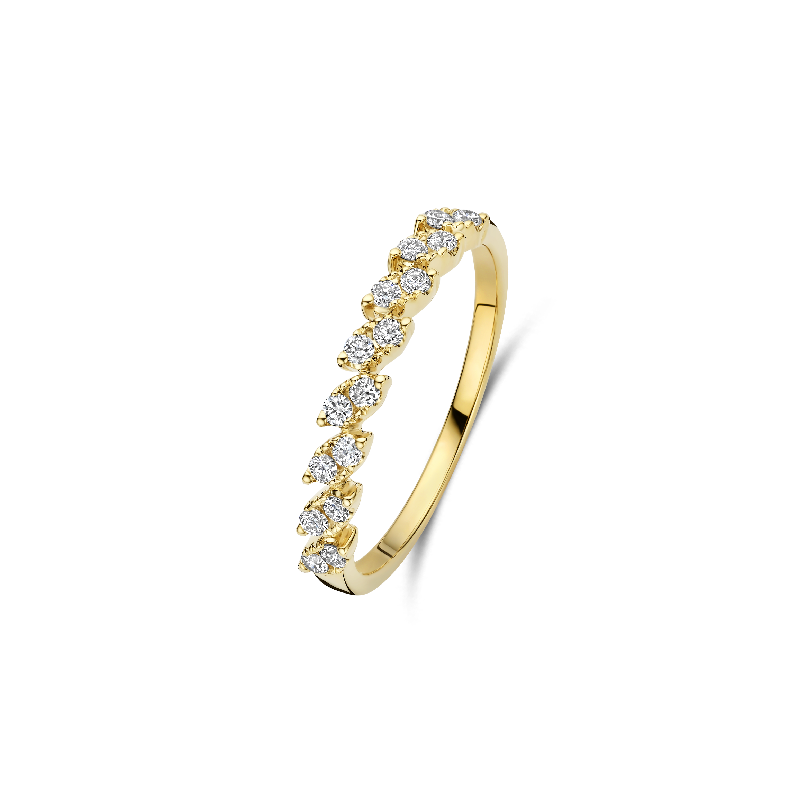 Gigi by GASSAN Ring Diamond Fantasy Multiple Pear