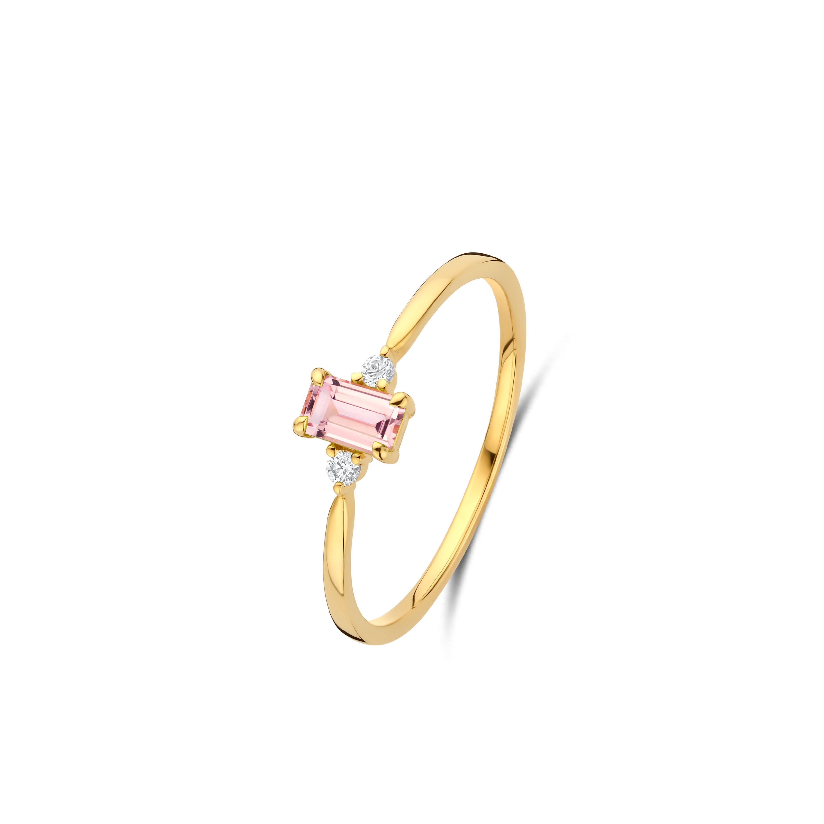 Gigi by GASSAN Ring Rainbow Forest Pink Emerald