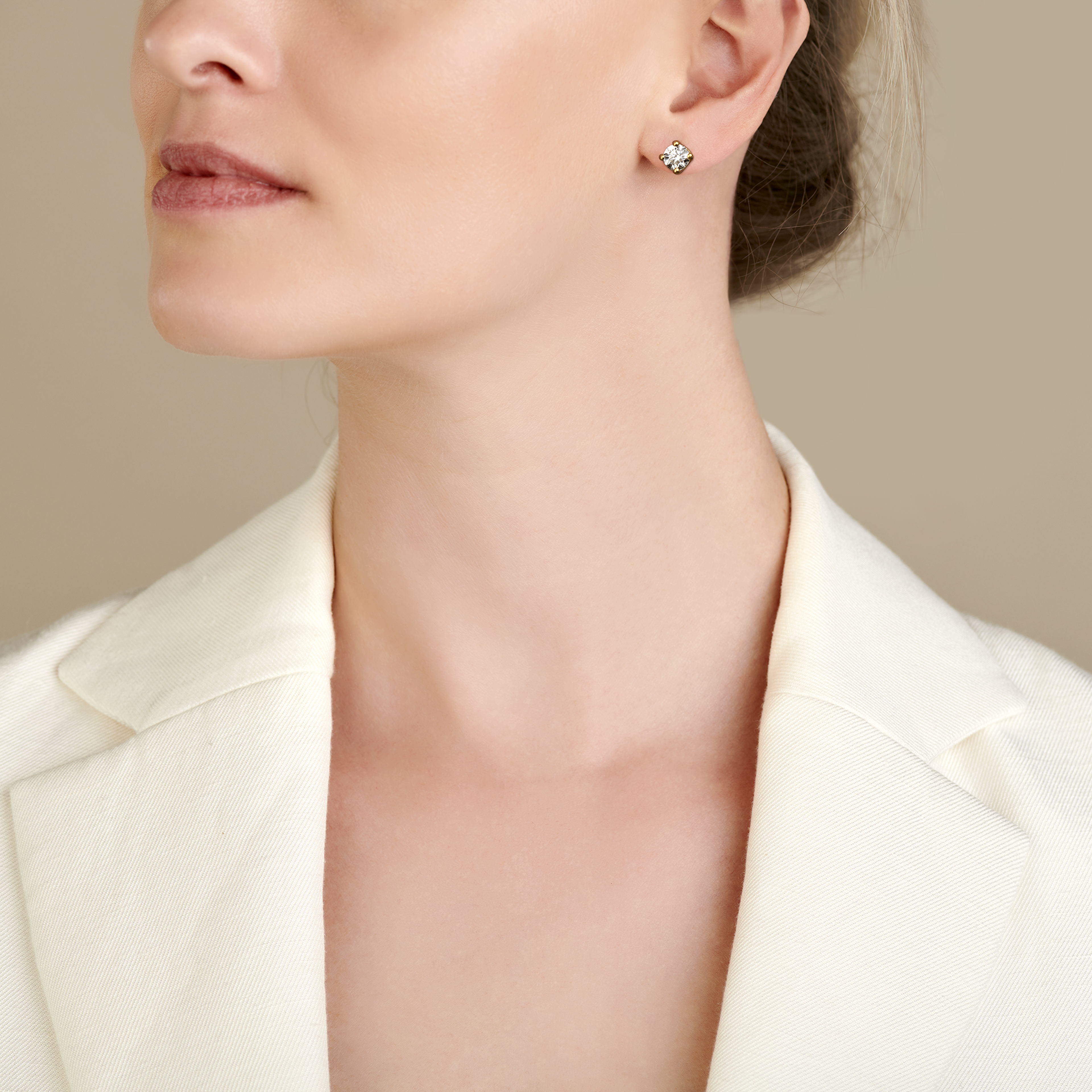 GASSAN 121 Oorbellen 9212619201 0,64CRT-G/SI